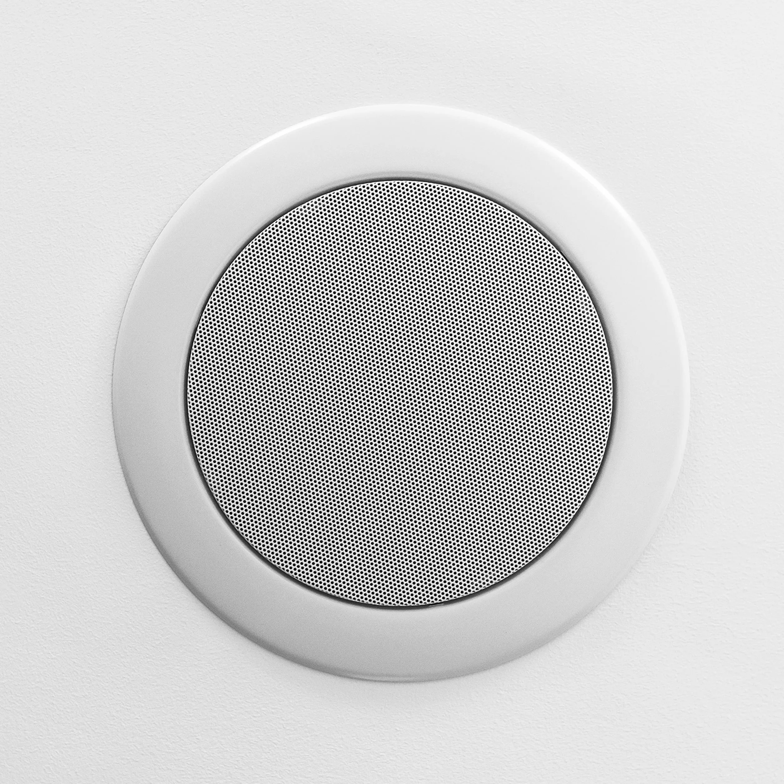 Lunivers Haut-parleur encastrable entièrement en métal, 18 W RMS, puissance musicale 80 W