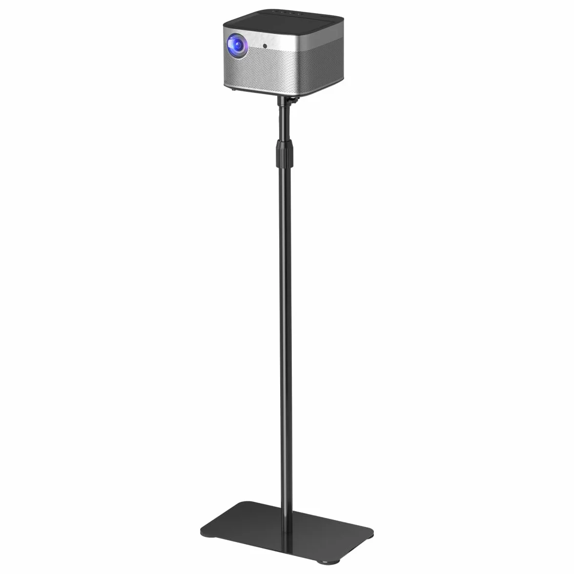 Suptek Support de Projecteur au Sol, Hauteur Réglable 1015-1385 mm, Rotation 360°, Supporte 2 kg PR001F