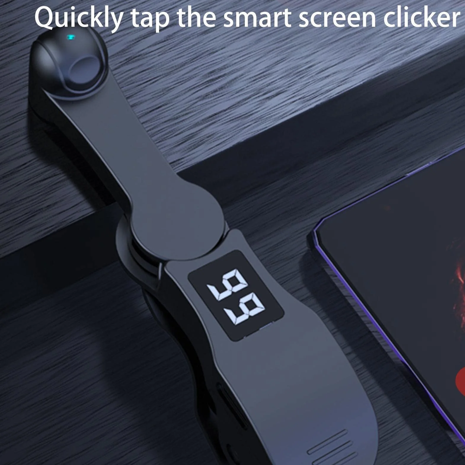 Automatique Intelligent pour Écran | Dispositif Automatisé Rapide pour Cliquer,Équipement Continu De pour Smartphone Aide Aux Jeux Tâches Vidéos Et Likes Lives