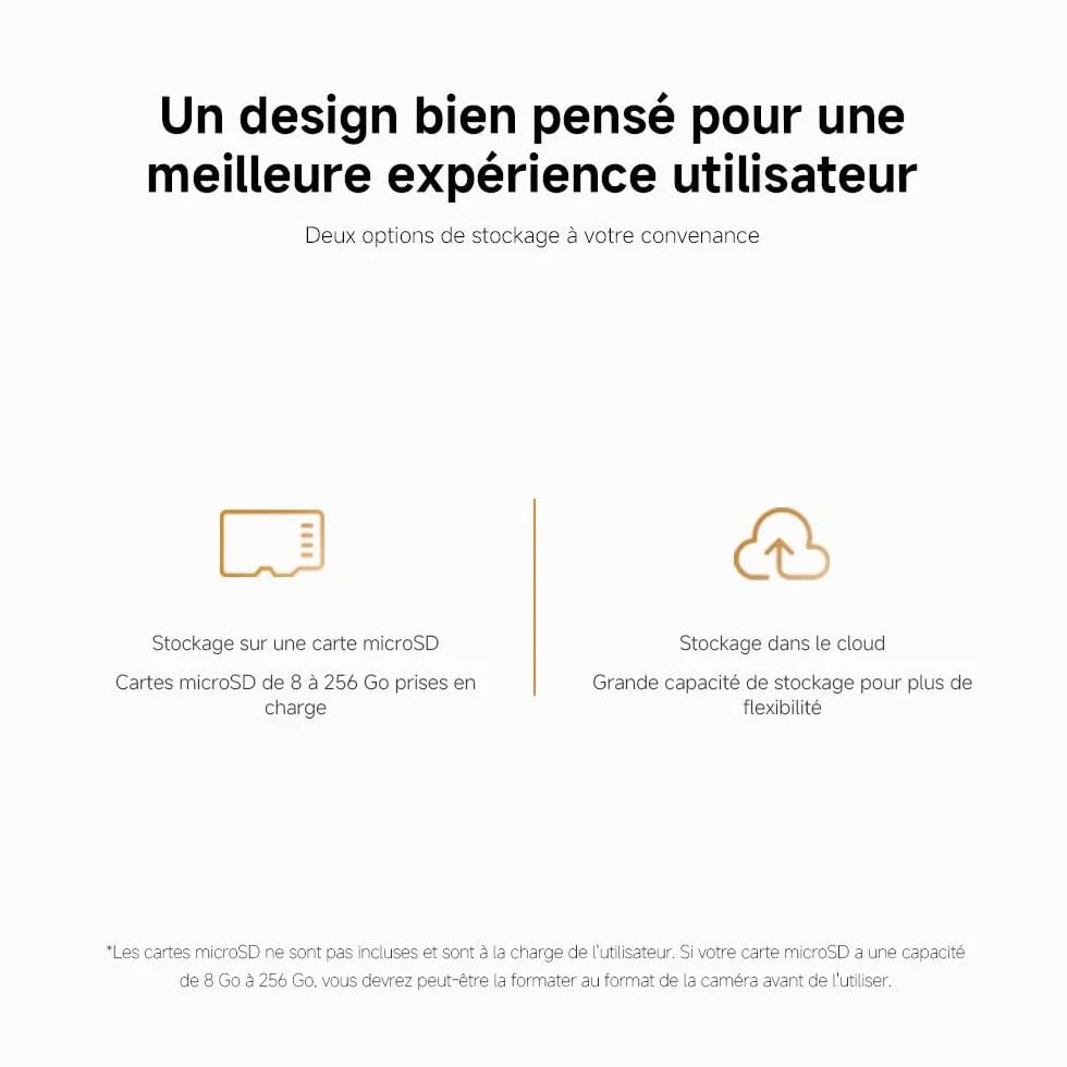 XIAOMI C301 Caméra Intérieure 2K 3MP 360° Surveillance WiFi 6 Détection Personnes Audio Bidirectionnel
