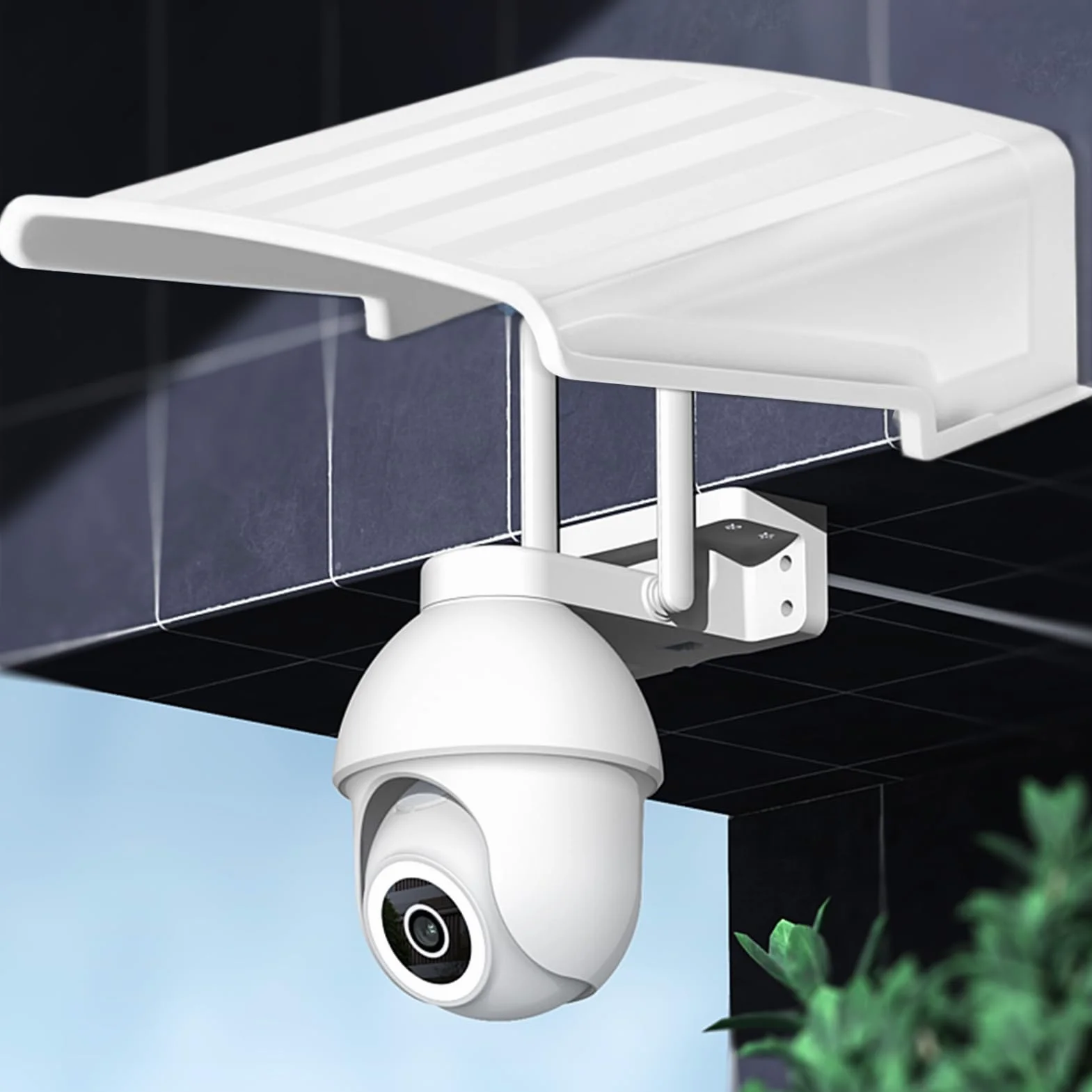 Housse De Caméra De Sécurité - Protection Solaire Étanche Anti-Poussière - Couvercle Anti-Poussière pour Caméra De Sécurité Extérieure | pour Maison Jardin Hôtel Restaurant Centre Commercial