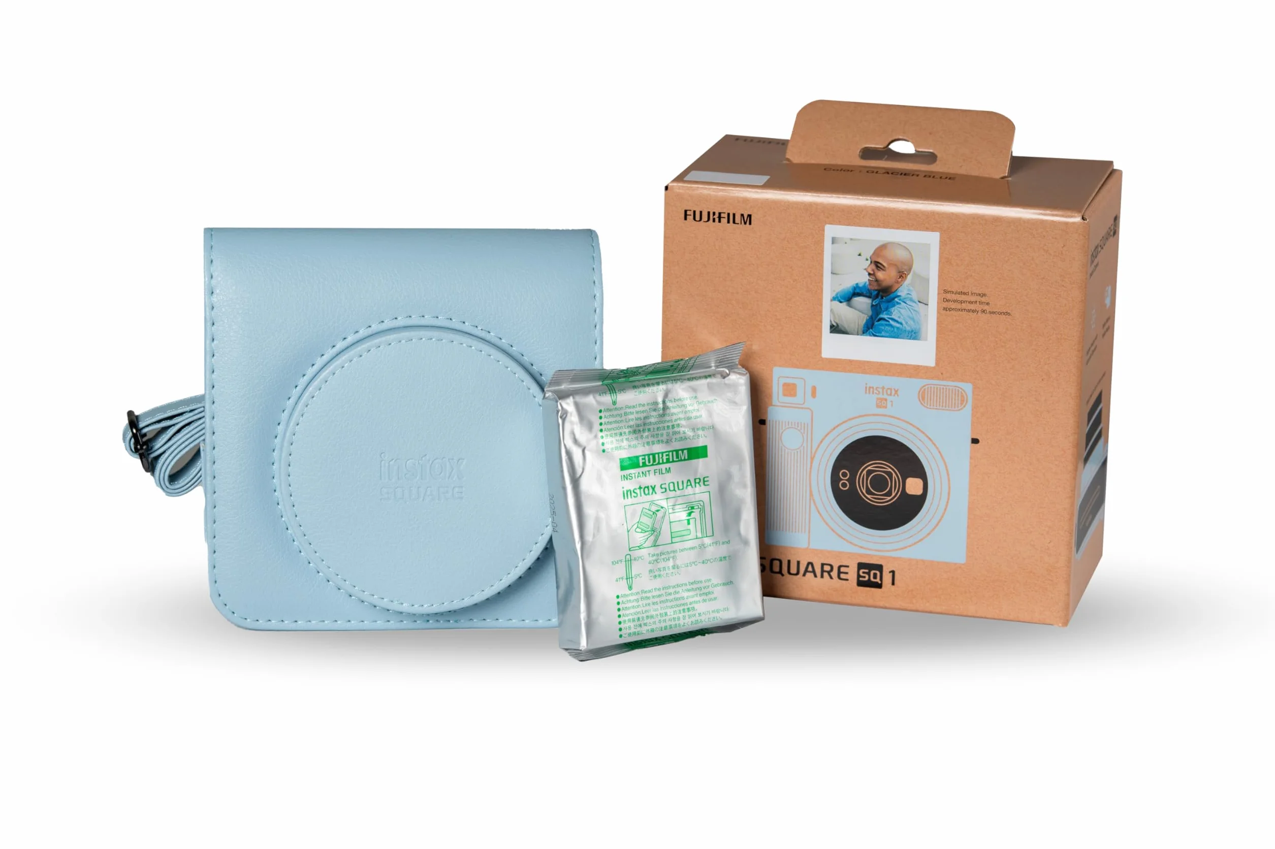 Appareil Photo instantané Fuji INSTAX SQ1 Bleu Pack Evasion