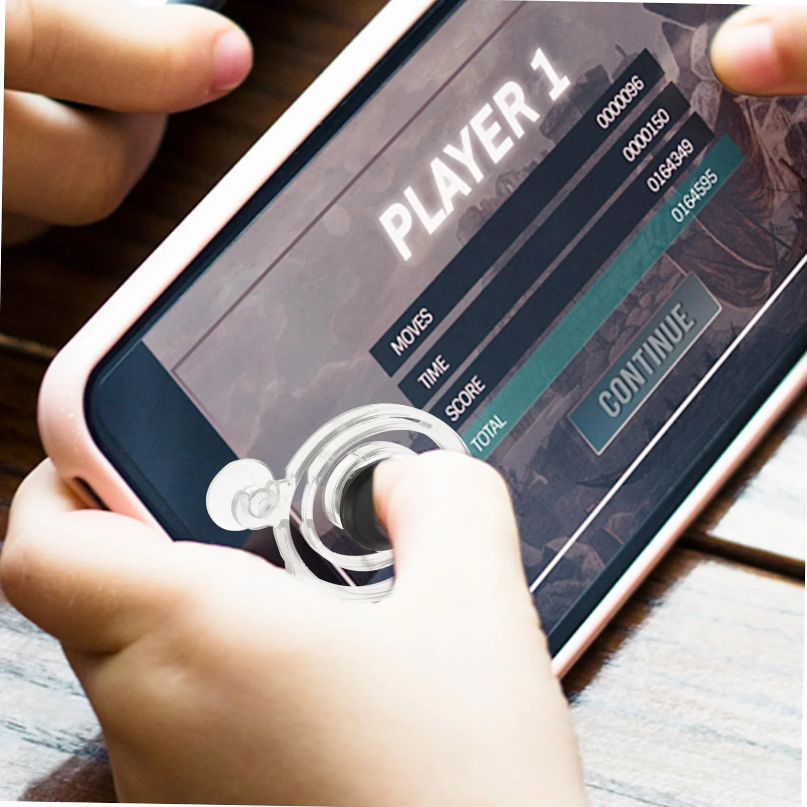 DOITOOL Contrôleur De Jeu Mobile Joystick Analogique Boutons Sensibles pour Tir Et Viser Compatible Smartphones