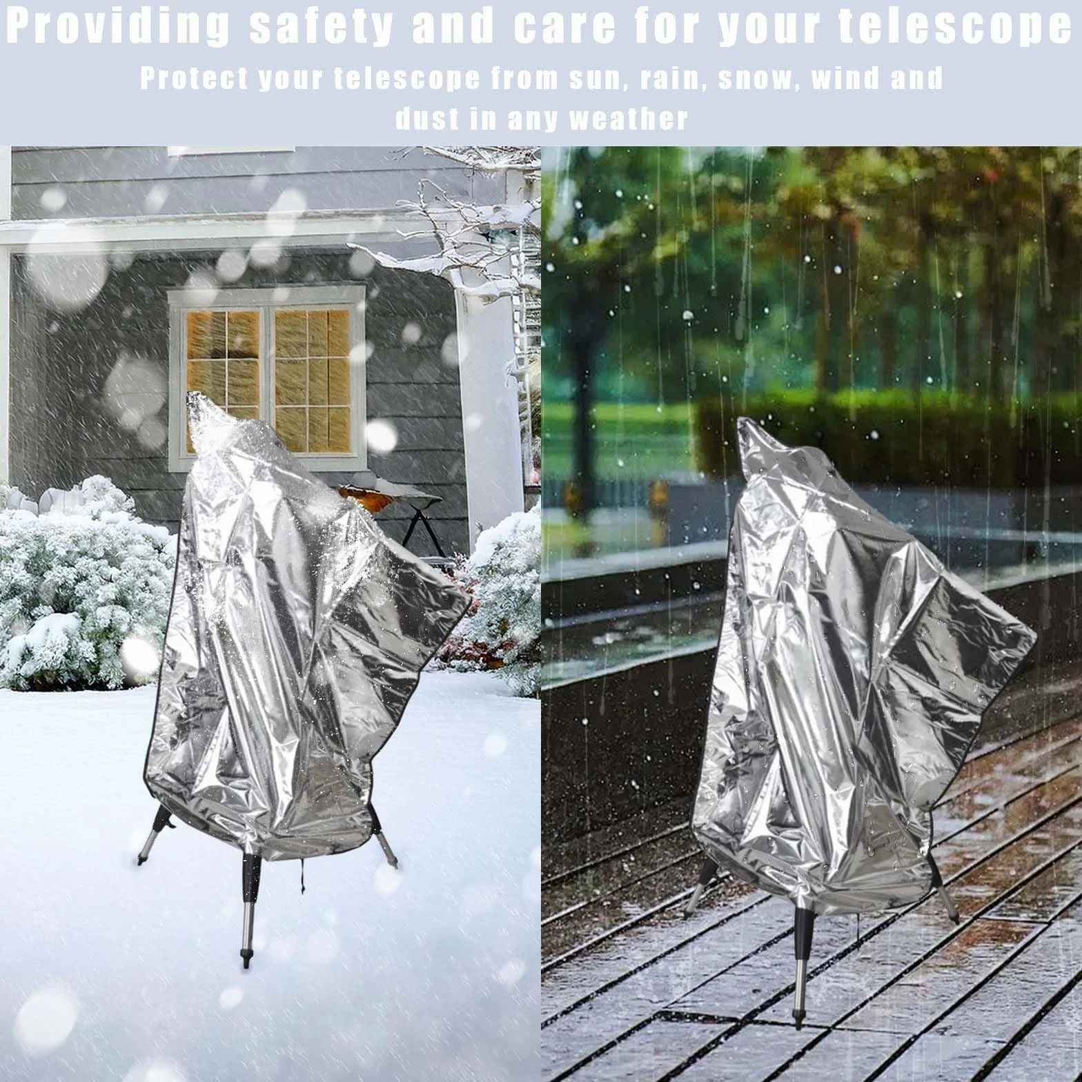 Housse de télescope imperméable 165cm x 120cm 420D Protection étanche