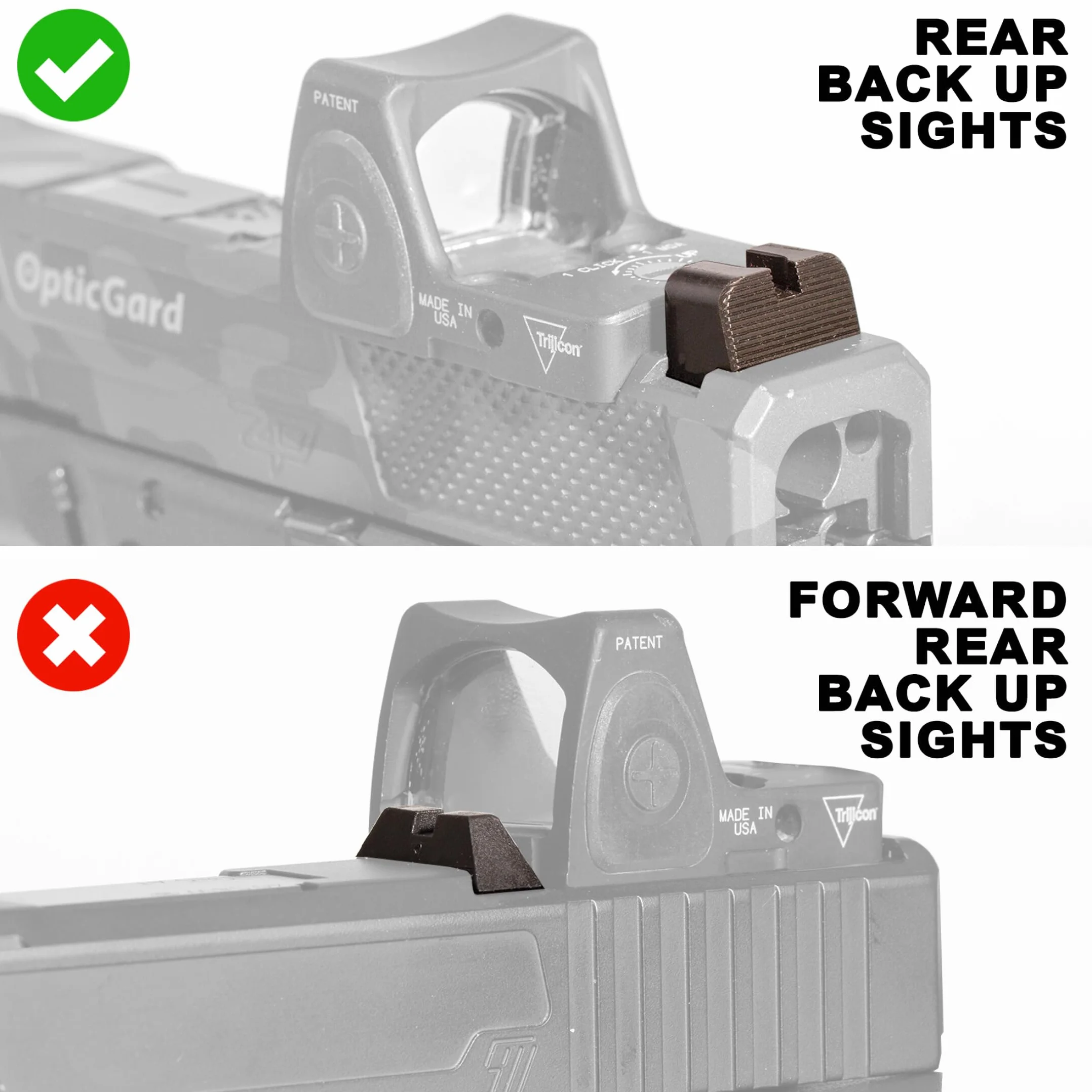 OpticGard boîtier de Protection pour Trijicon RMR