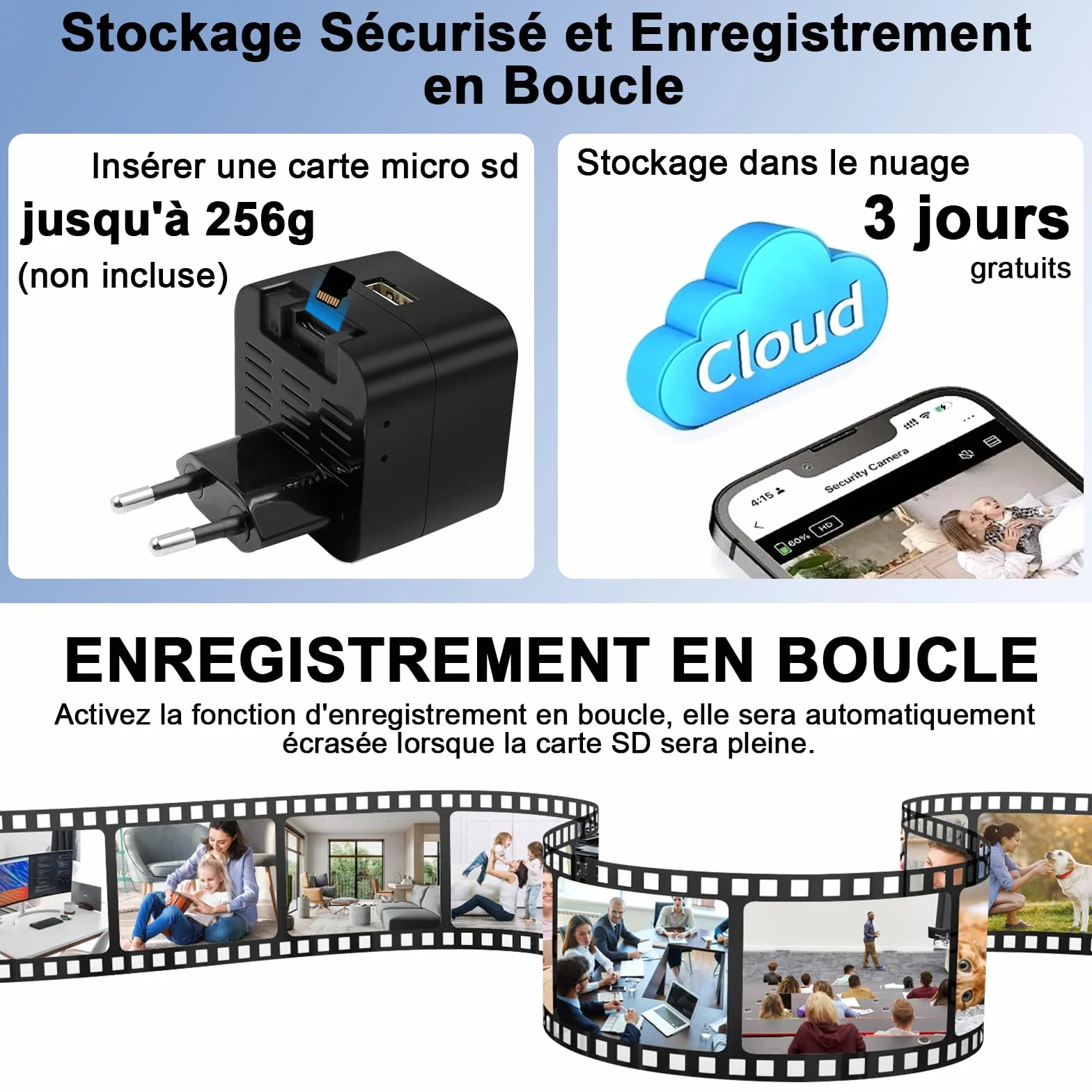 LXMIMI Caméra Cachée WiFi 5G, Caméra Espion Chargeur USB, Mini Caméras Espion Cachée HD 1080P avec Détection de Mouvement et Enregistrement en Boucle pour Visionnage à Distance Via l'application