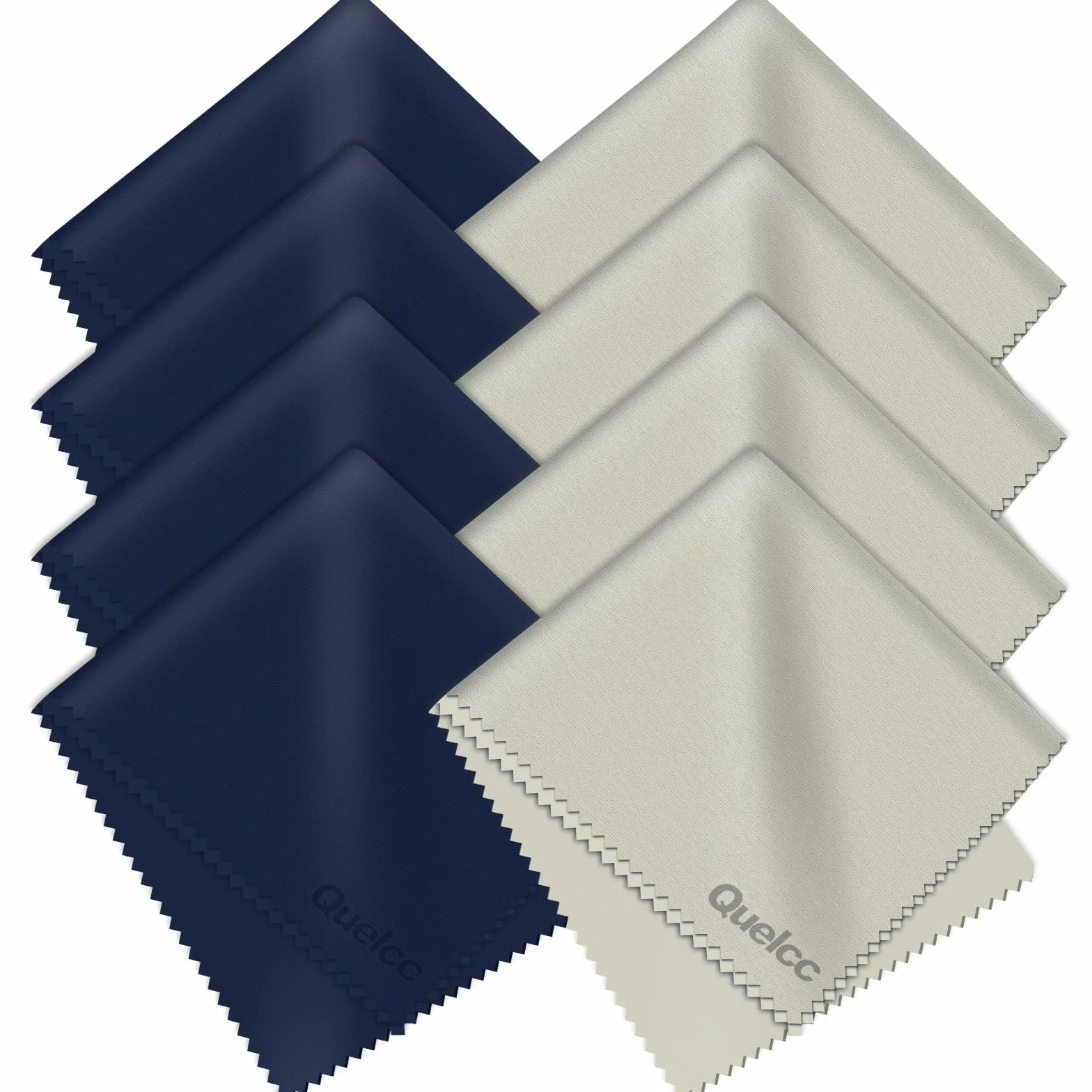 8 PCS Chiffons Microfibre de Nettoyage, Doux Chiffons de Chiffon de Nettoyant Lunettes lavables et Réutilisables pour Lunettes,pour Nettoyer Lunettes,Caméras,Tablettes(18 * 15cm)