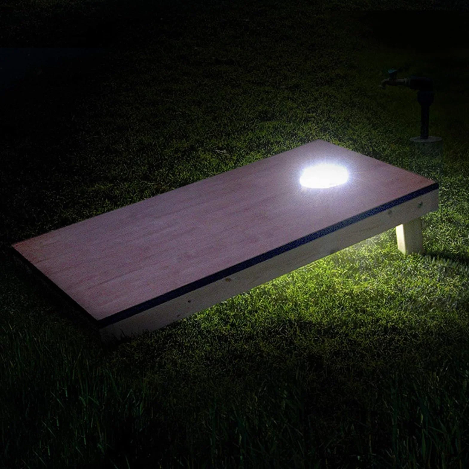 Anneaux de reproduction LED étanches Éclairage pour ensemble de cornhole robuste durable