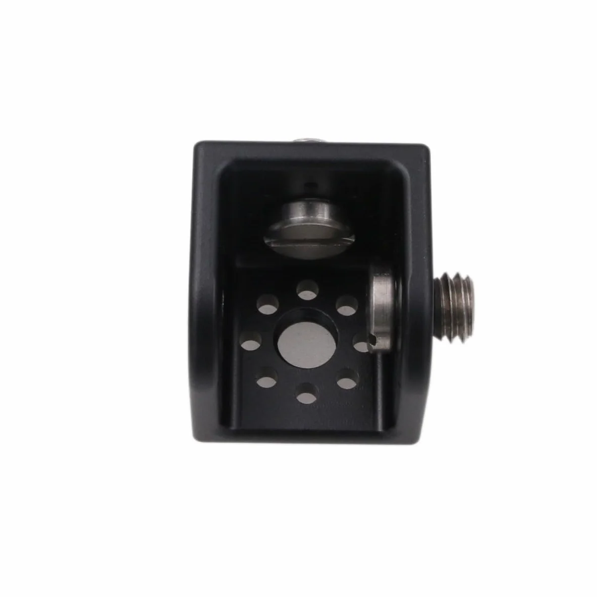 HangTon Bloc 3/8" Filetage Support Verrouillage Montage Adaptateur pour ARRI Sony RED Caméra Objectif Moteur Teradek Sans Fil Noir