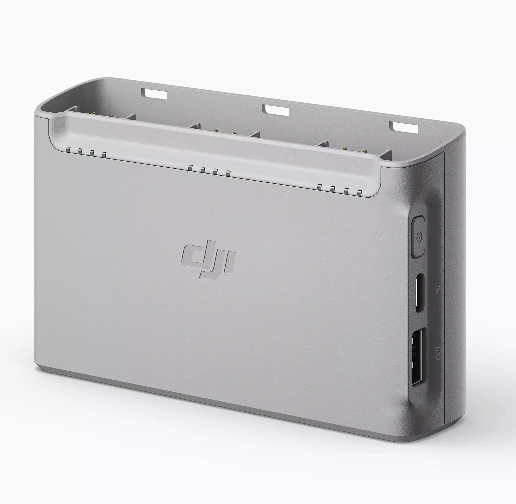 DJI Mini 2/Mini SE Two-Way Charging Hub - Drone Battery Charging Hub, Recharge up to 3 Batteries Simultaneously, Power Adapter, Compact and Portable, Power Bank - Silver