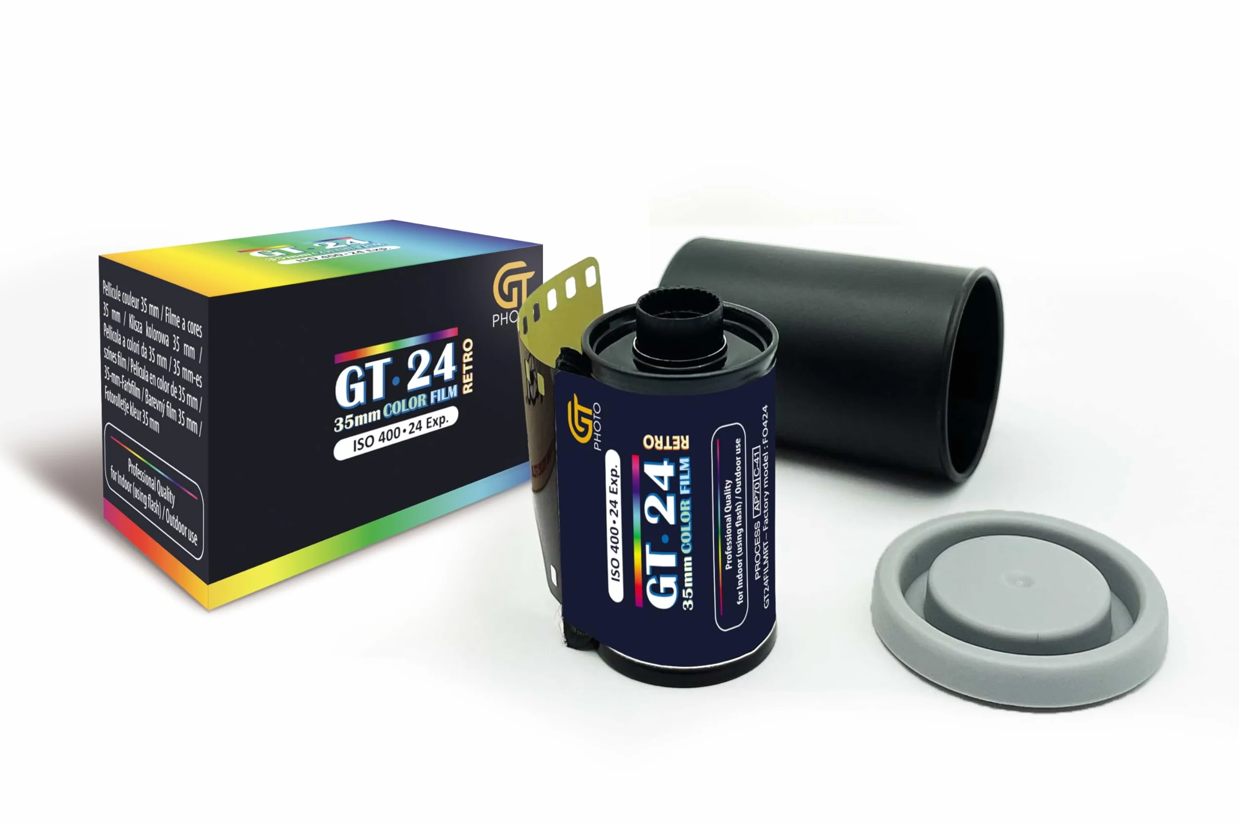 GT PHOTO Pellicule Photo Couleur Retro 35mm - 24 Photos