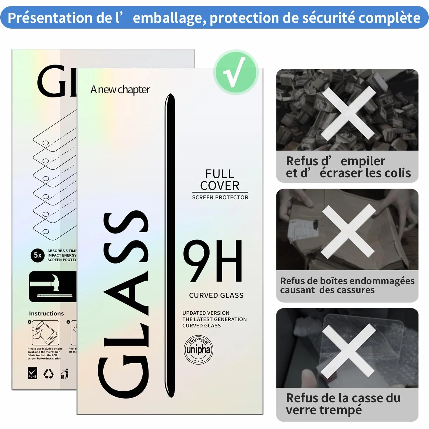 [Lot de 3 Verre Trempé pour Samsung Galaxy A17 / A16 / A26 5G | Film Protection Haute Transparence,[Anti-Rayures], [Sans Bulles], [Installation Facile], Ultra Résistant Dureté 9H Glass