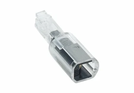 Adaptateur téléphonique RJ9 Anti-enroulement Monobloc