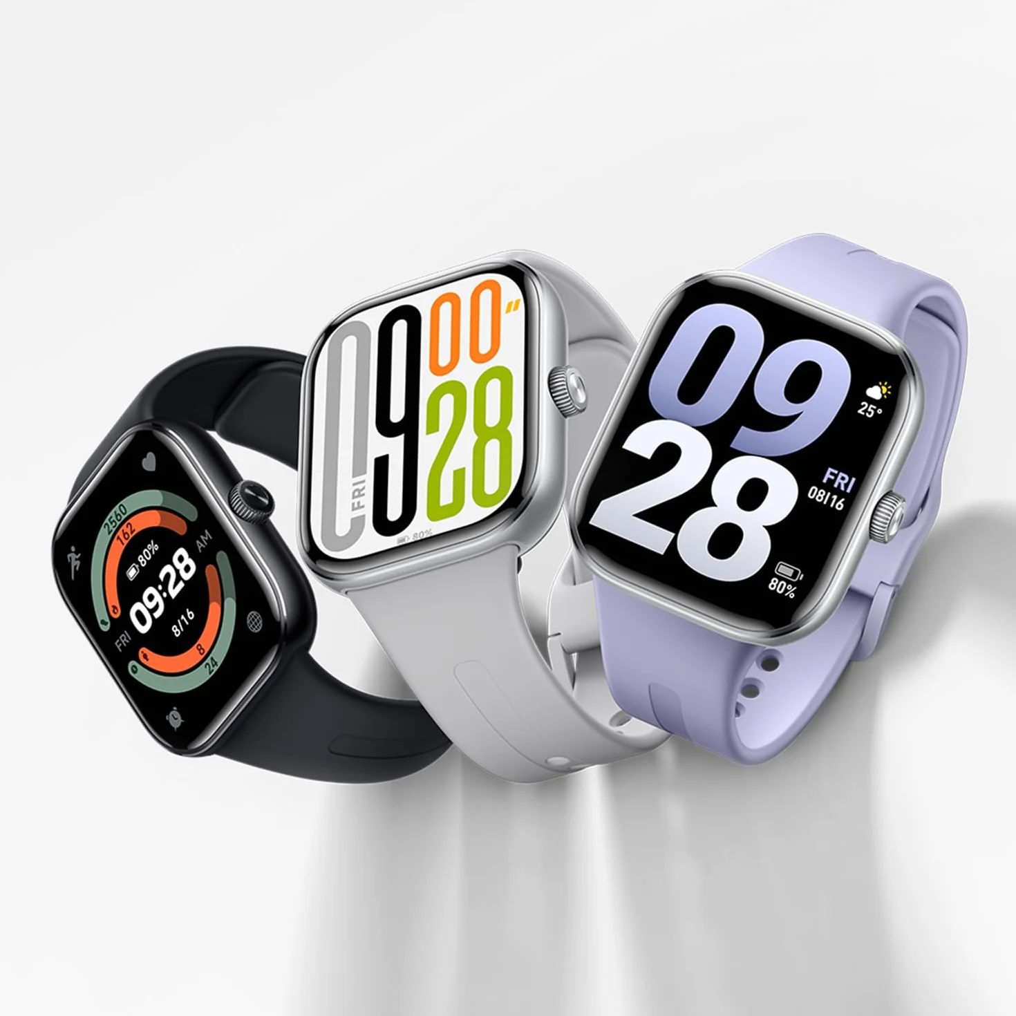 XIAOMI Redmi Watch 5-Montre Connectée, Suivi du Sport et Fitness, Ecran AMOLED 53mm, jusqu'à 24 Jours d'autonomie, 150+ Modes de Sport, Surveillance de la fréquence Cardiaque, Suivi du Sommeil, Noir