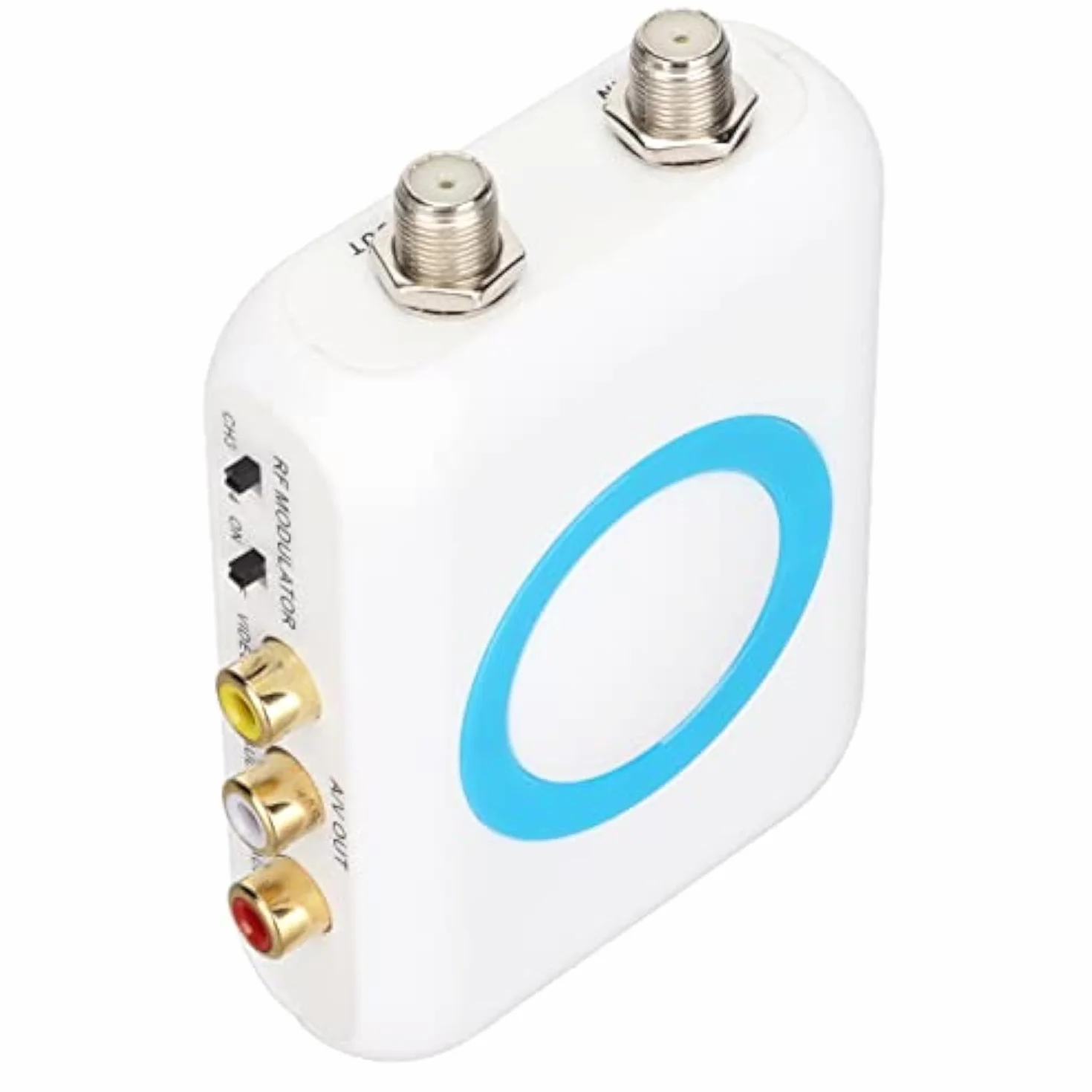 KIMISS Cable Modulator, Modulateur vers RF, modulateur HDM66 HD prenant en la Sortie au Format PAL/NTSC pour Le Remplacement de la télévision Domestique