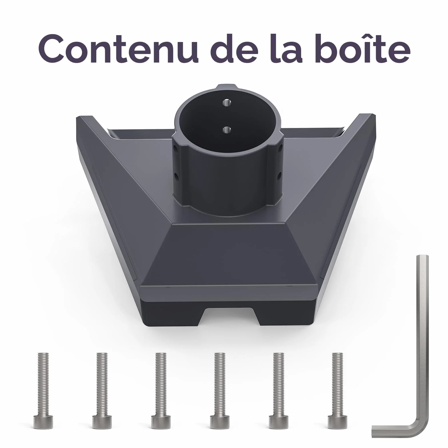 Adaptateur de Tuyau Starlink Gen 3, Support de Mât Robuste en Aluminium pour Standard 4 / 4X (V4) & Enterprise, Compatible Tubes 31-51mm, Kit de Fixation Antenne Satellite pour Kickstand Dishy