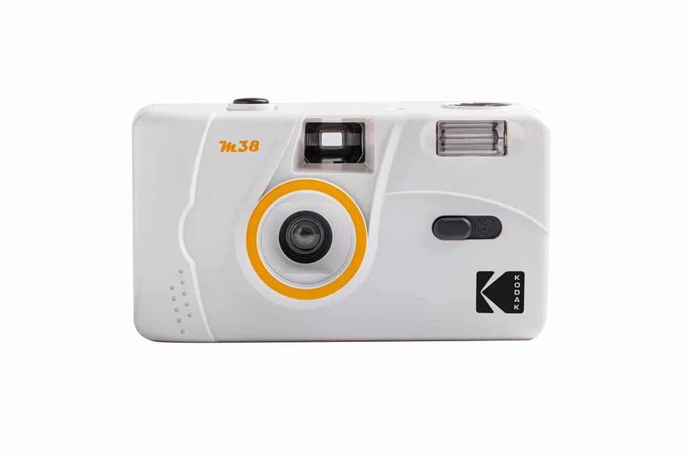 Kodak DA00244 - Appareil Photo Réutilisable Kodak M38-35mm, Objectif Haute Qualité, Flash Intégré, Pile AA - Gris