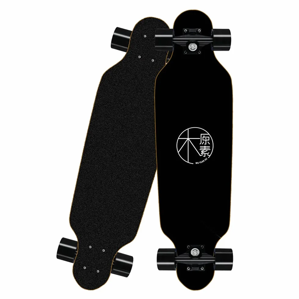 TangDao Mini Longboard 80cm Croiseur Bois d'érable 8 Plis Roulement ABEC-7