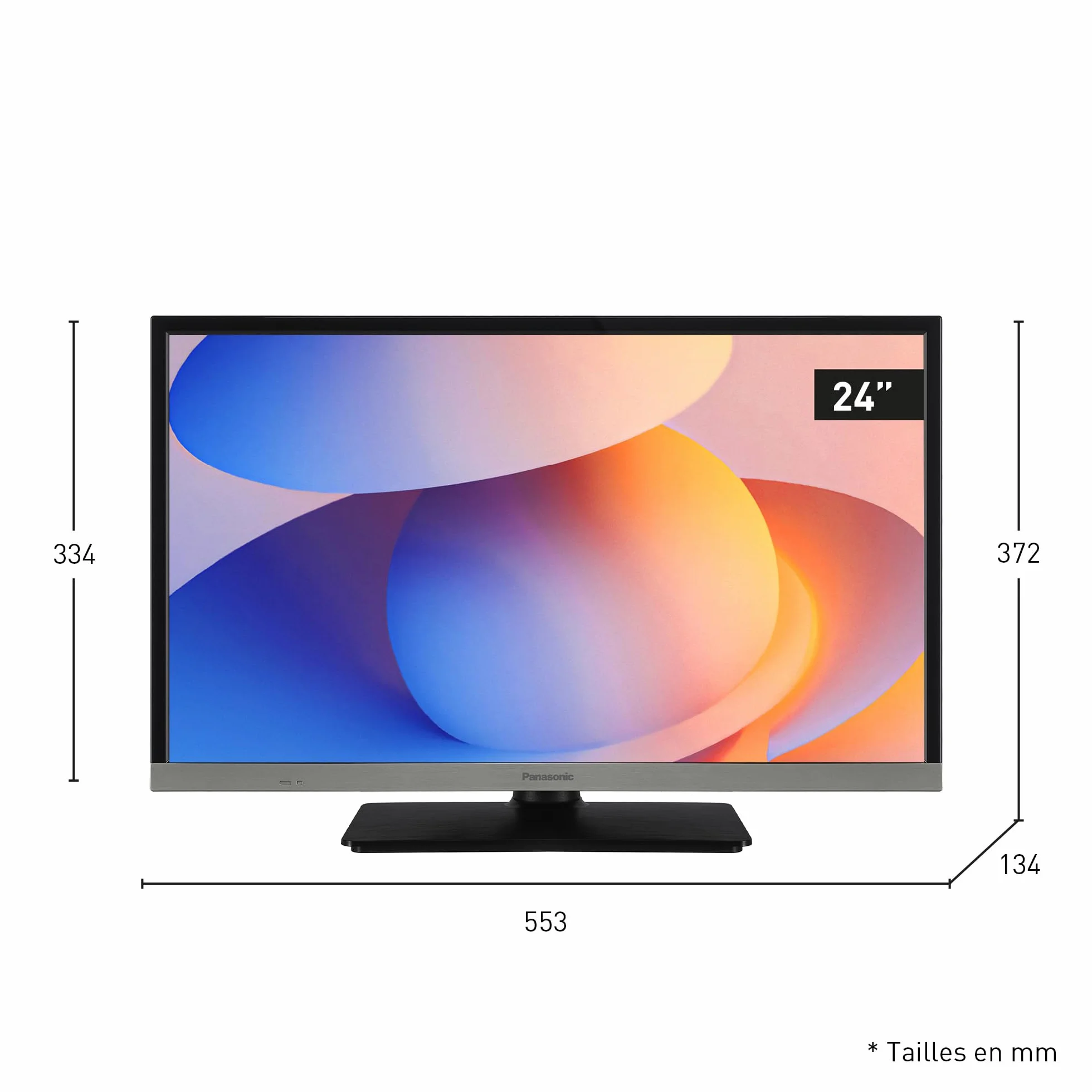 Panasonic TB-24S40AEZ Série S40 24 Pouces HD LED Smart TV TiVo Google Alexa HDR HDMI WLAN Mode Jeu