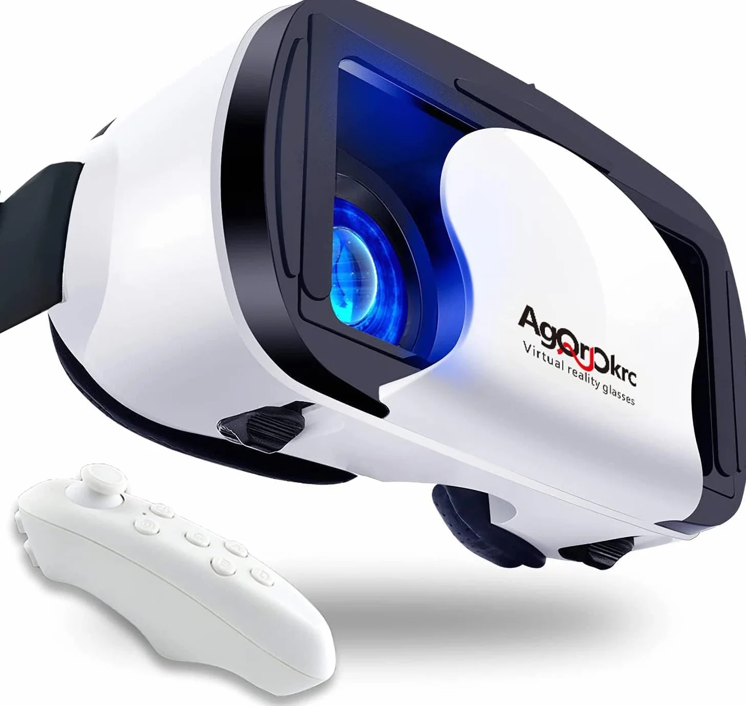 Casque VR 3D Réalité Virtuelle 2K HD Anti-Lumière Bleue Compatible Android iOS Blanche 15