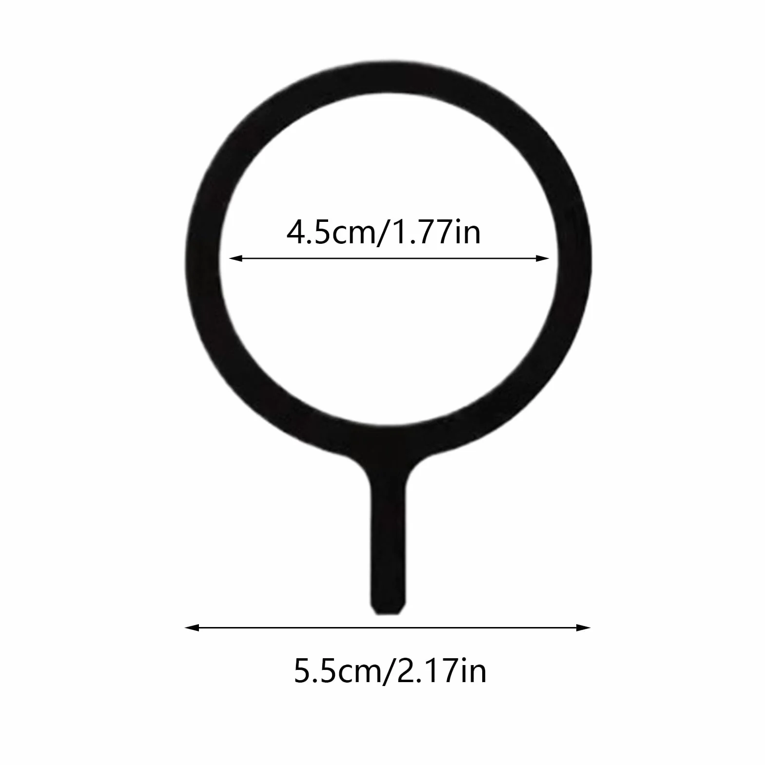 Autocollant magnétique pour coque de téléphone – Feuille magnétique ultra fine, adaptateurs de support de charge, disque métallique adhésif durable
