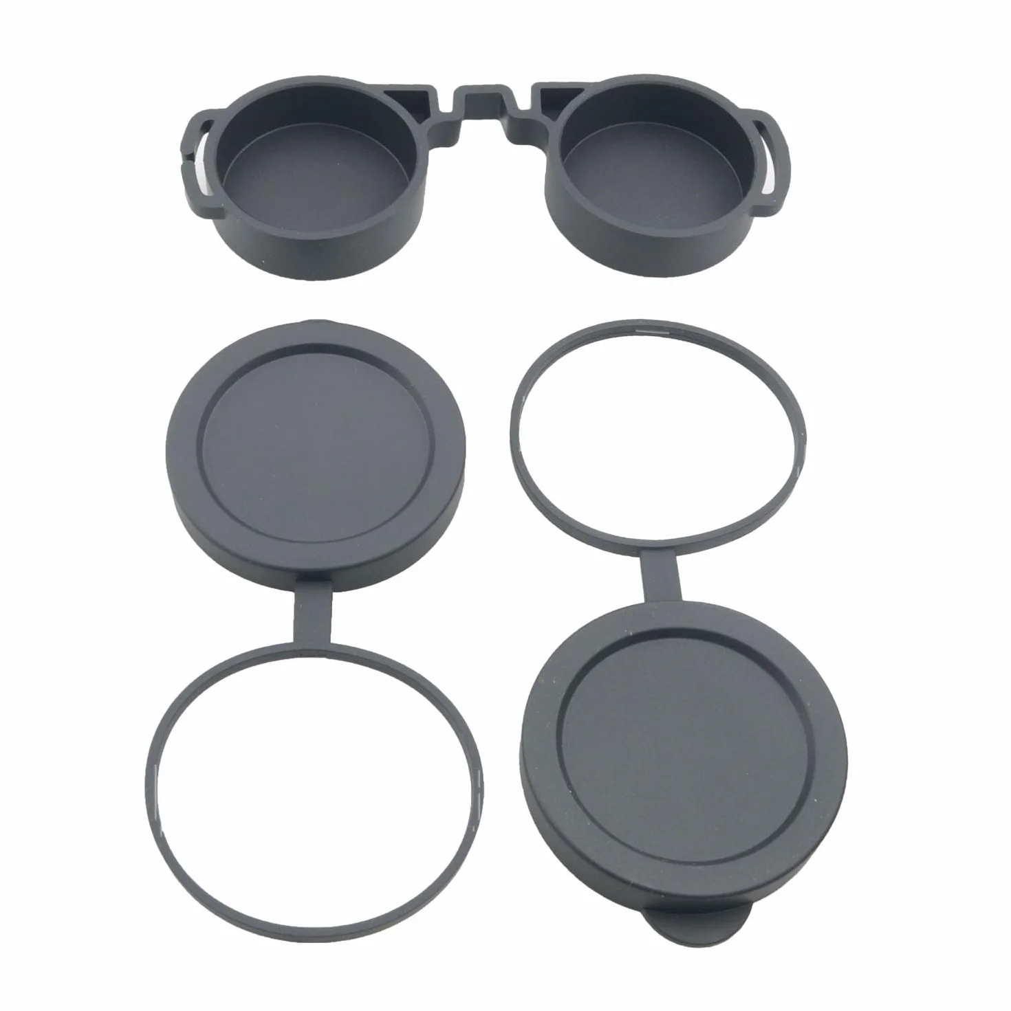 Capuchon de protection pour jumelles optiques 50 mm en caoutchouc noir étanche pour jumelles compactes