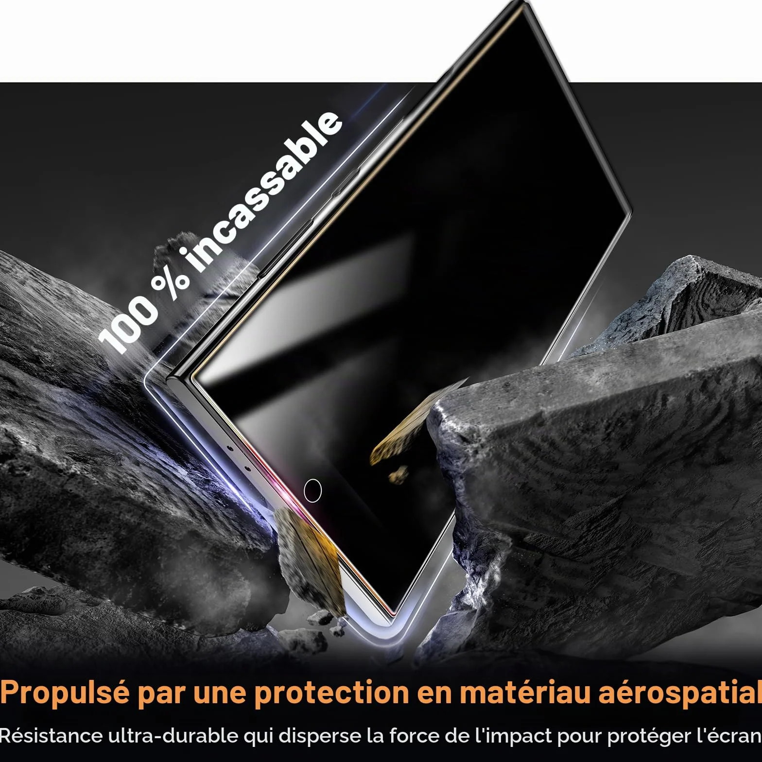 LϟK Lot de 2 Verre Trempé pour Samsung Galaxy S24 Ultra Écran Anti Espion