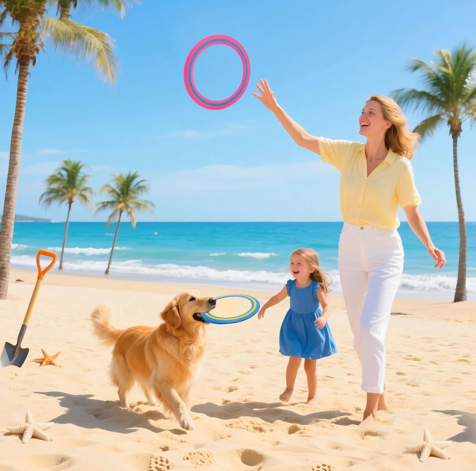 Lot de 3 anneaux de lancer 25 cm Disque volant Jouet de plage pour adultes Plein air