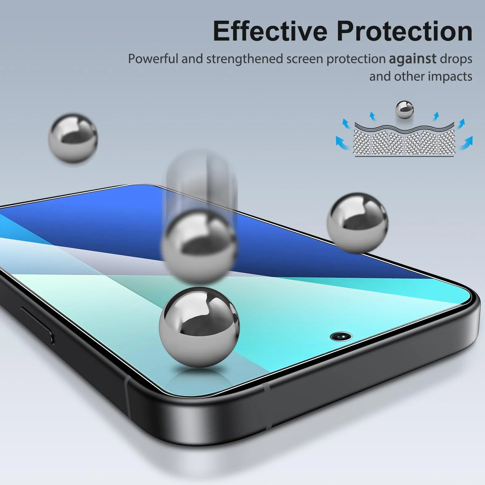 SPARIN Verre Trempé Pour Xiaomi Redmi Note 13 et Note 13 Pro 4G/5G (PAS Pro+) 6,67 Pouces, 3 Pièces Protection écran sans Bulles, 2.5D Vitre Protecteur, HD