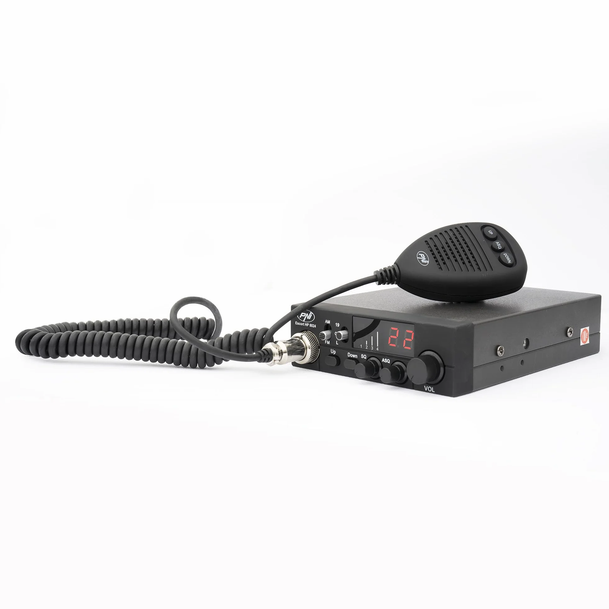 PNI Escort HP 8024 ASQ CB Radio 12V-24V 4W AM/FM