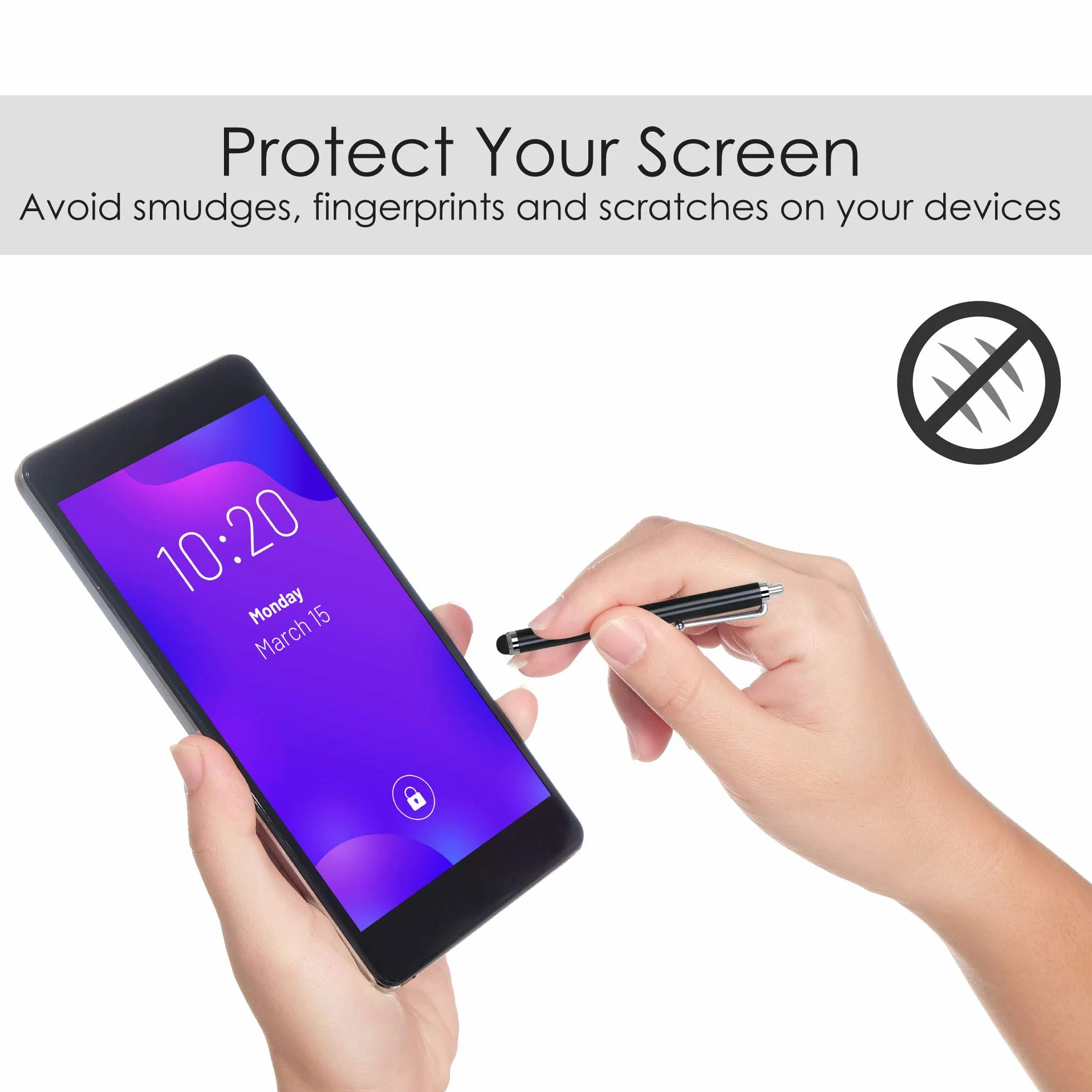TRIXES Stylet de Haute qualité pour Apple iPhone Tablet 3G, 3GS, 4, Ainsi Que pour iPad 1 et 2 WiFi 3G