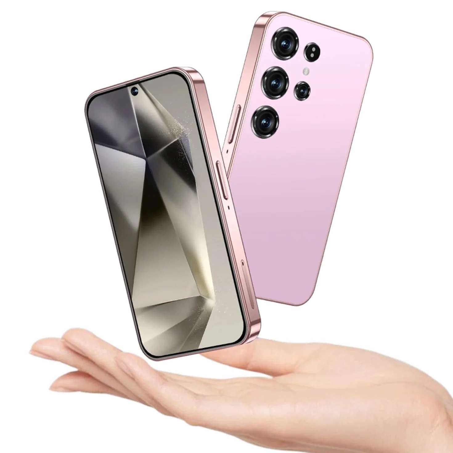 Mini smartphone pour enfants 4,0 pouces écran HD 3 Go RAM 32 Go ROM 4G Dual SIM Android 10.0 WiFi Bluetooth FM GPS X24mini Rose