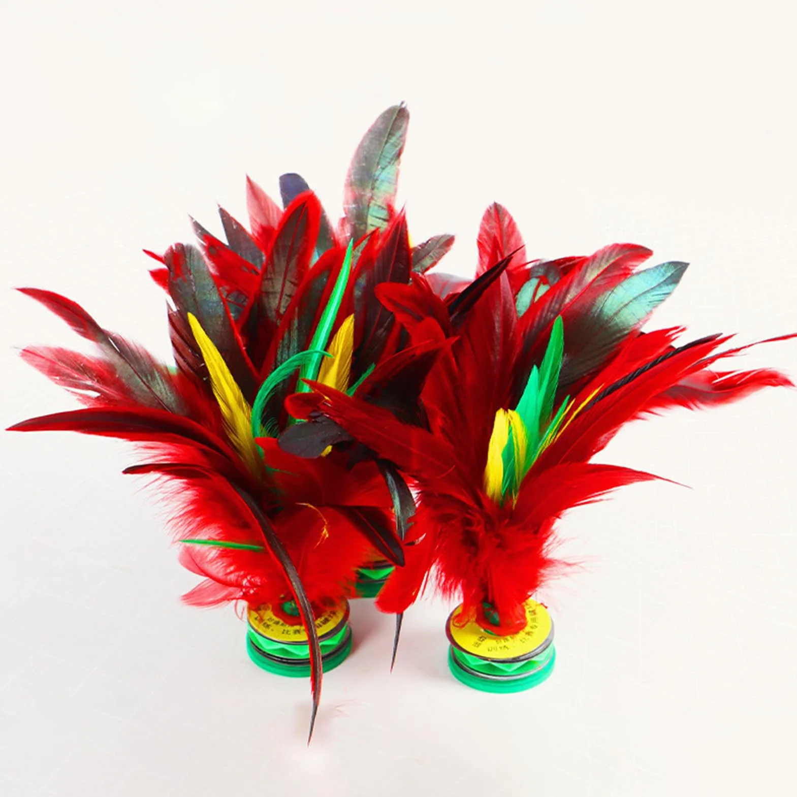 Jianzi À Plumes Colorées, Jeu De Coups De Pied Chinois pour Adultes, Sport Traditionnel en Plein Air