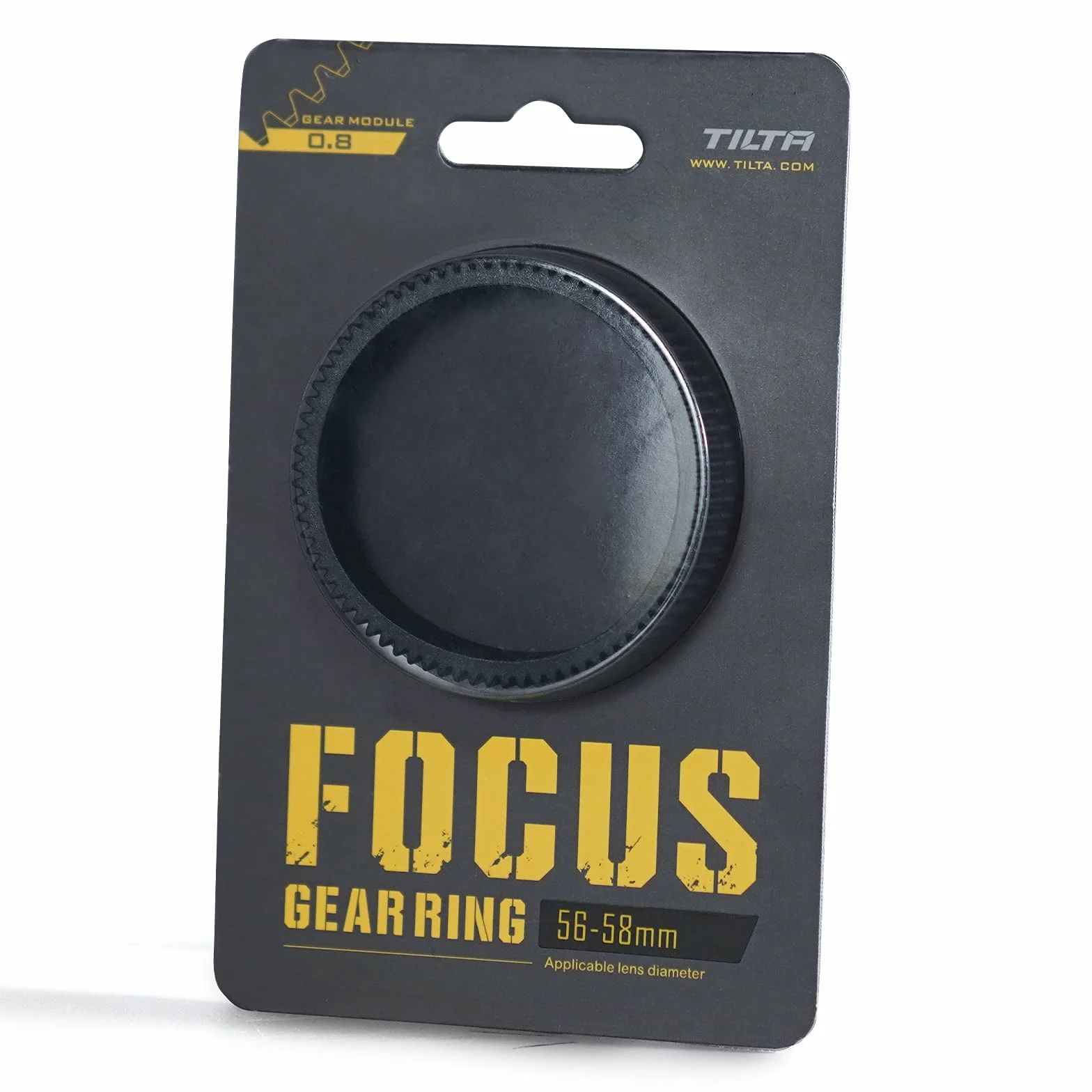 Tilta Bague de Mise au Point sans Couture pour Objectif 56-58mm Rotation 360° pour Tilta Mini Follow Focus Nucleus Nano DSLR 0.8 Mod Accessoires pour objectifs de caméra Standard Gear TA-FGR-5658