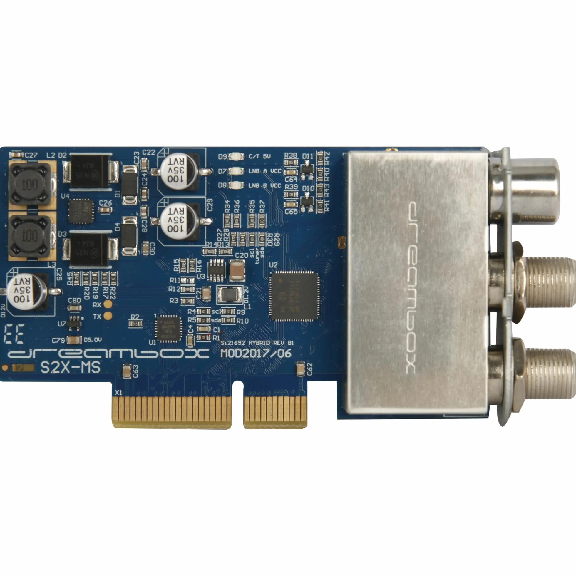 Dreambox Triple Tuner DVB-S2 DVB-C T2 Multistream Argent