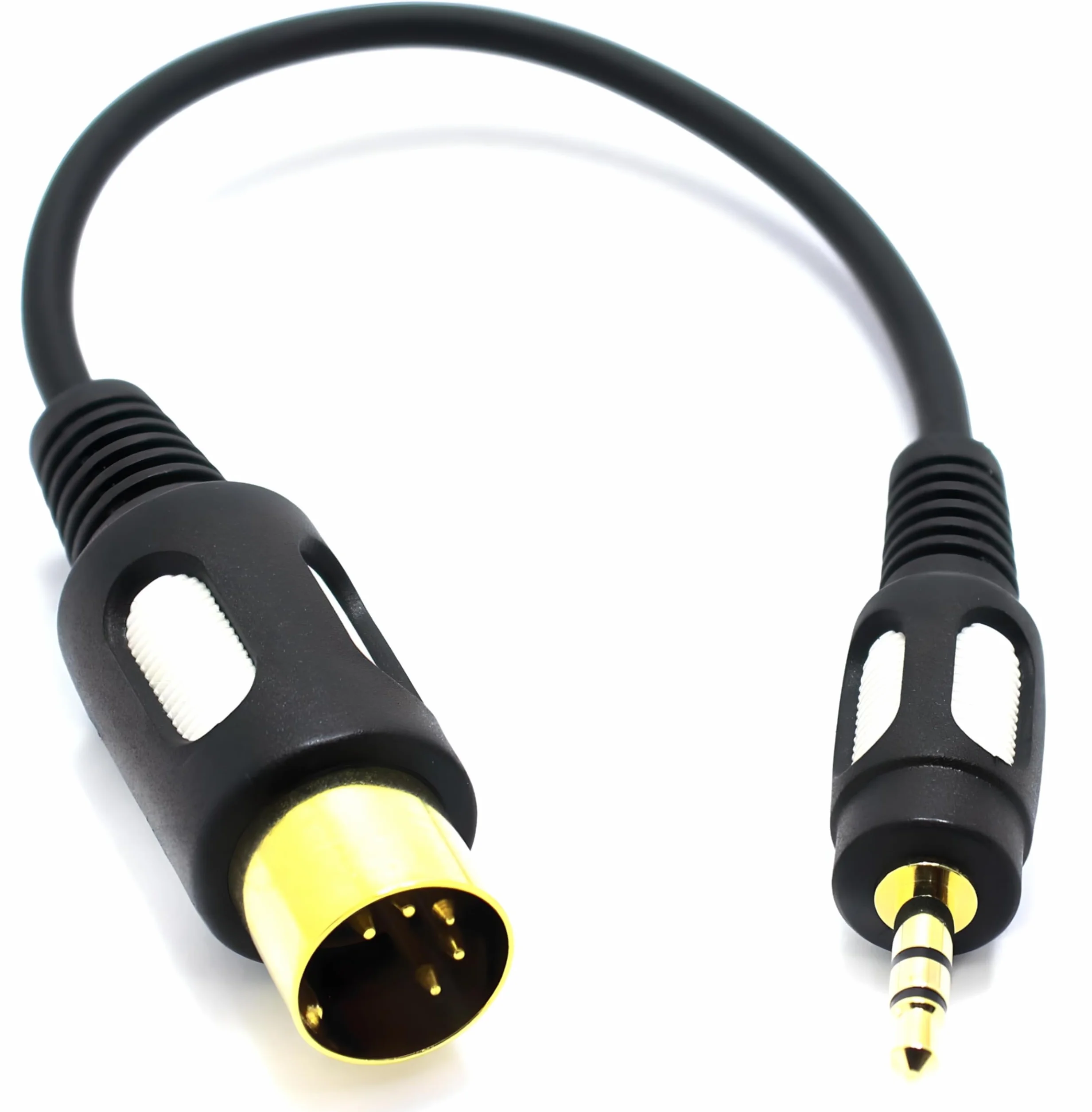 Adaptateur audio DIN jack 5 pôles mâle vers 3,5mm TRS stéréo jack
