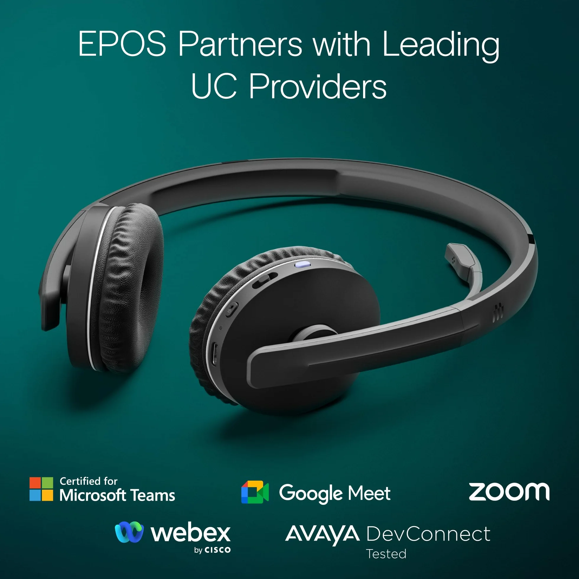 EPOS Adapt 260 - Casque Bluetooth Professionnel avec Son Supérieur, Confort Toute la Journée et Connectivité Multi-Appareils