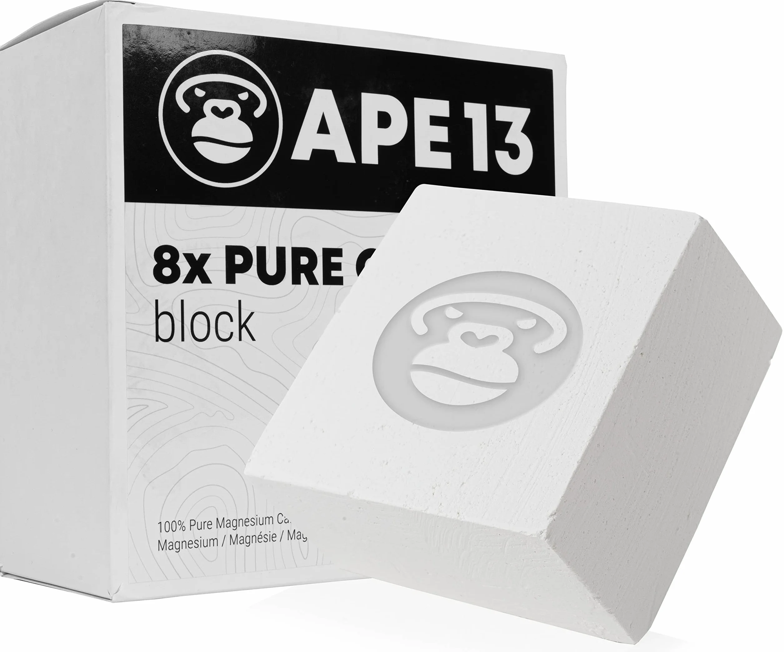 Bloc de magnésie 8 x 56 g pour escalade, boulder, gymnastique, haltérophilie