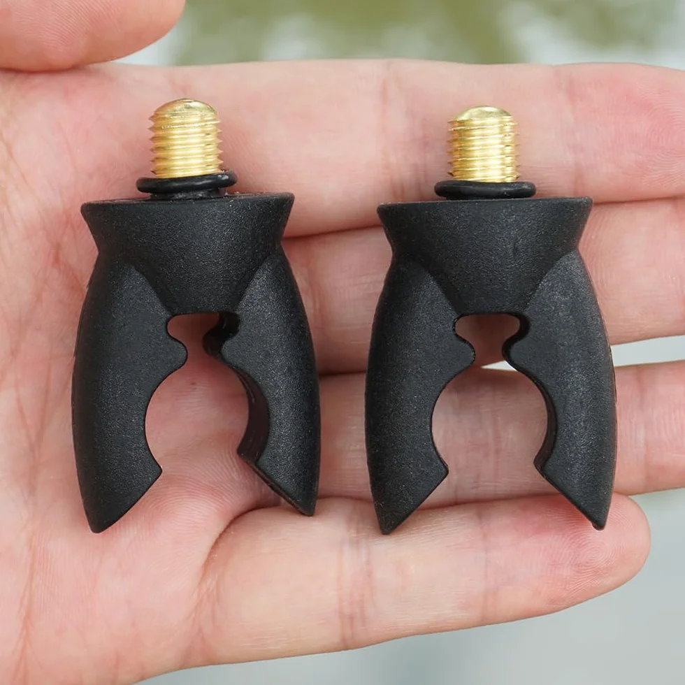 Hirisi Lot de 4 supports de canne à pêche à la carpe en caoutchouc
