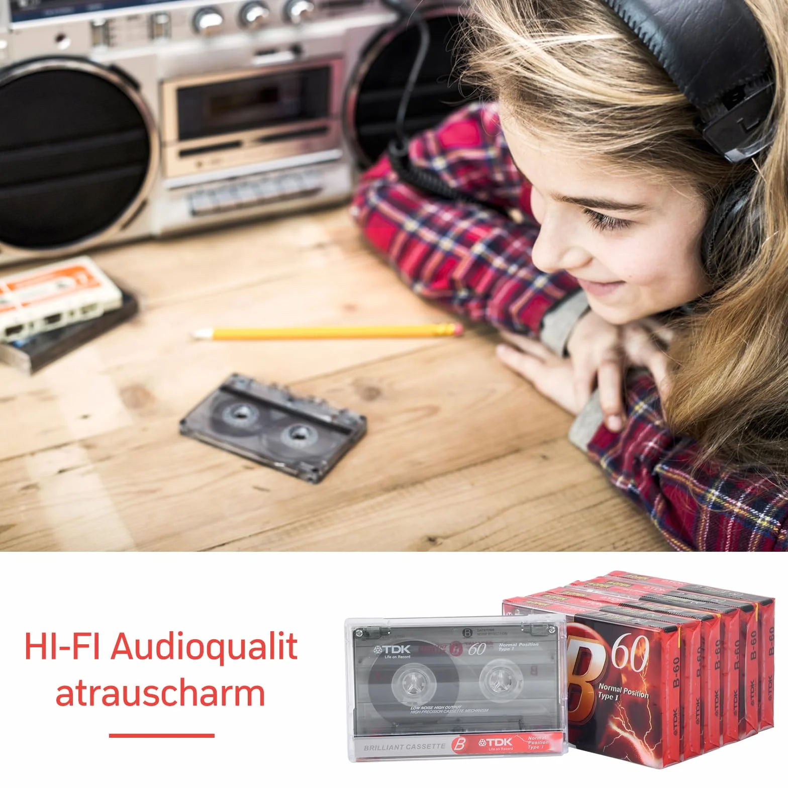 Cassettes Audio Vierges Haute Performance Faible Bruit pour Enregistrement Conférences Séminaires