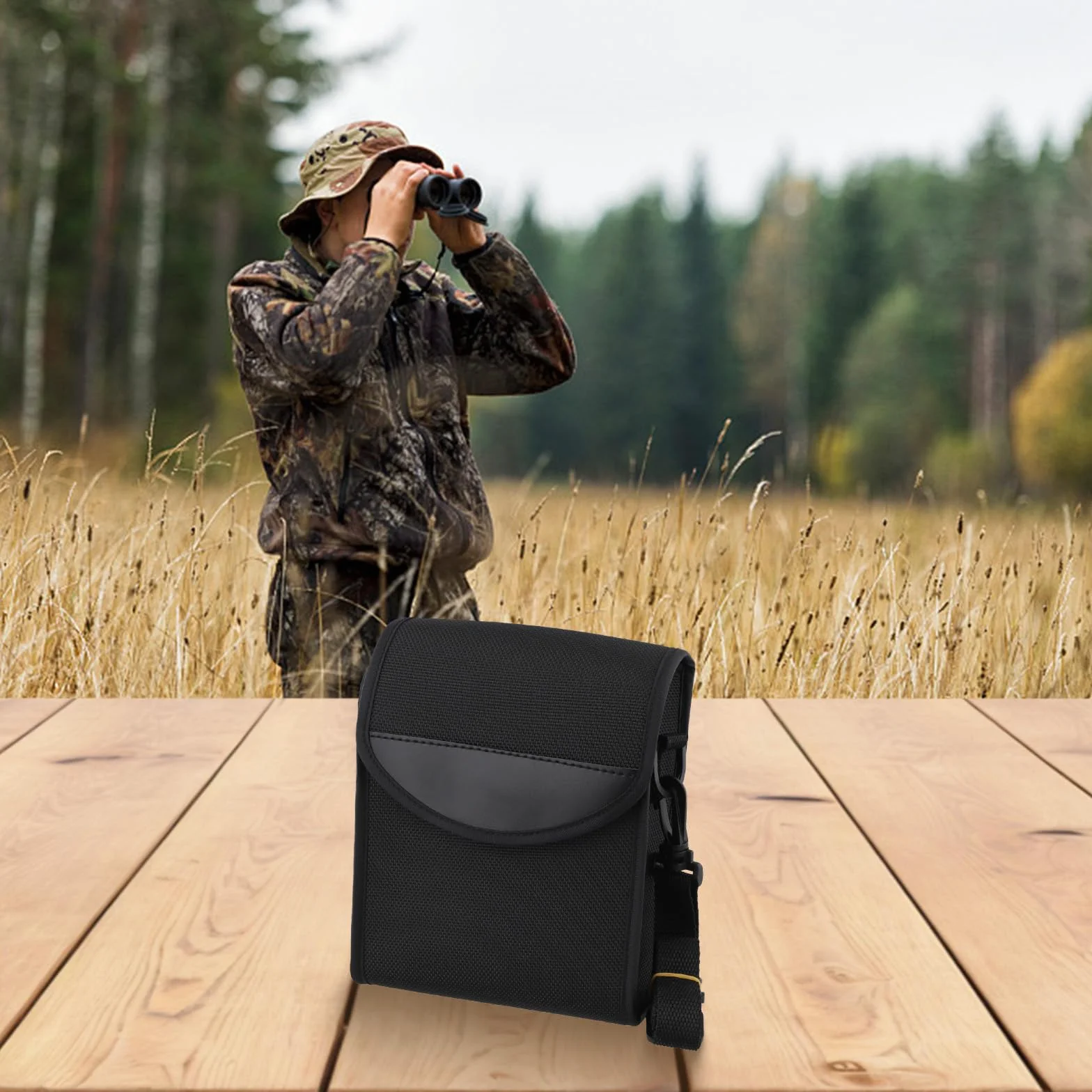 Étui pour Jumelles 42 mm avec bandoulière, Protection extérieure