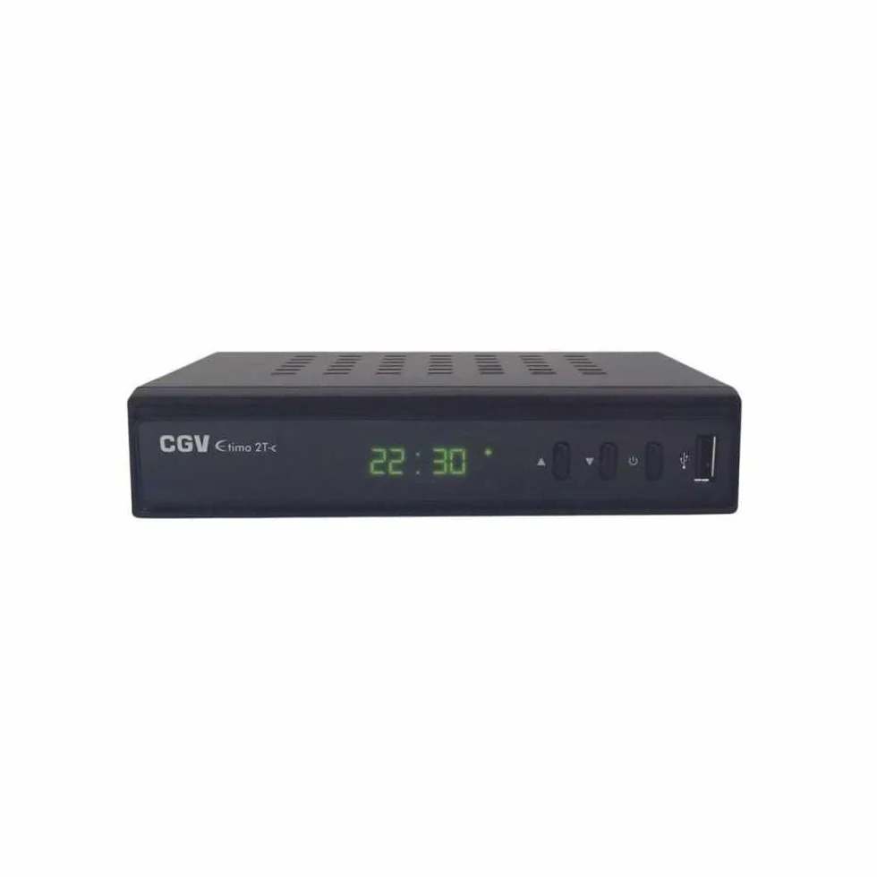 CGV etimo 2T-C Recepteur/enregisteur TNT HD Double Tuner NOIR | Réception des chaînes étrangères et locale de la TNT