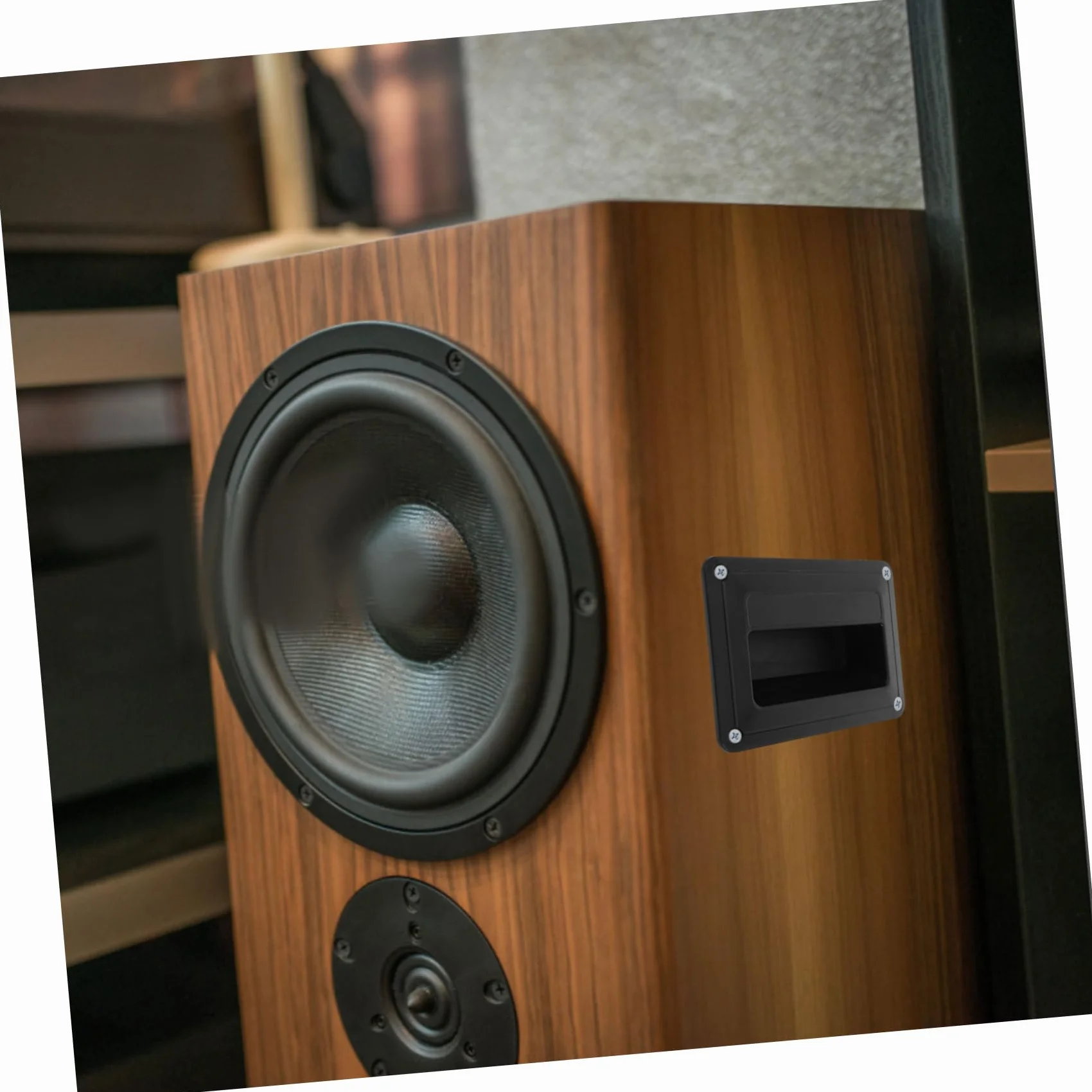 Gadpiparty 4pièces Poignées Latérales Encastrées Plastique pour Enceintes Audio Lot de Design Simple Et Pratique Accessoires De Remplacement pour Transport Sécurisé des Haut-parleurs De Scène