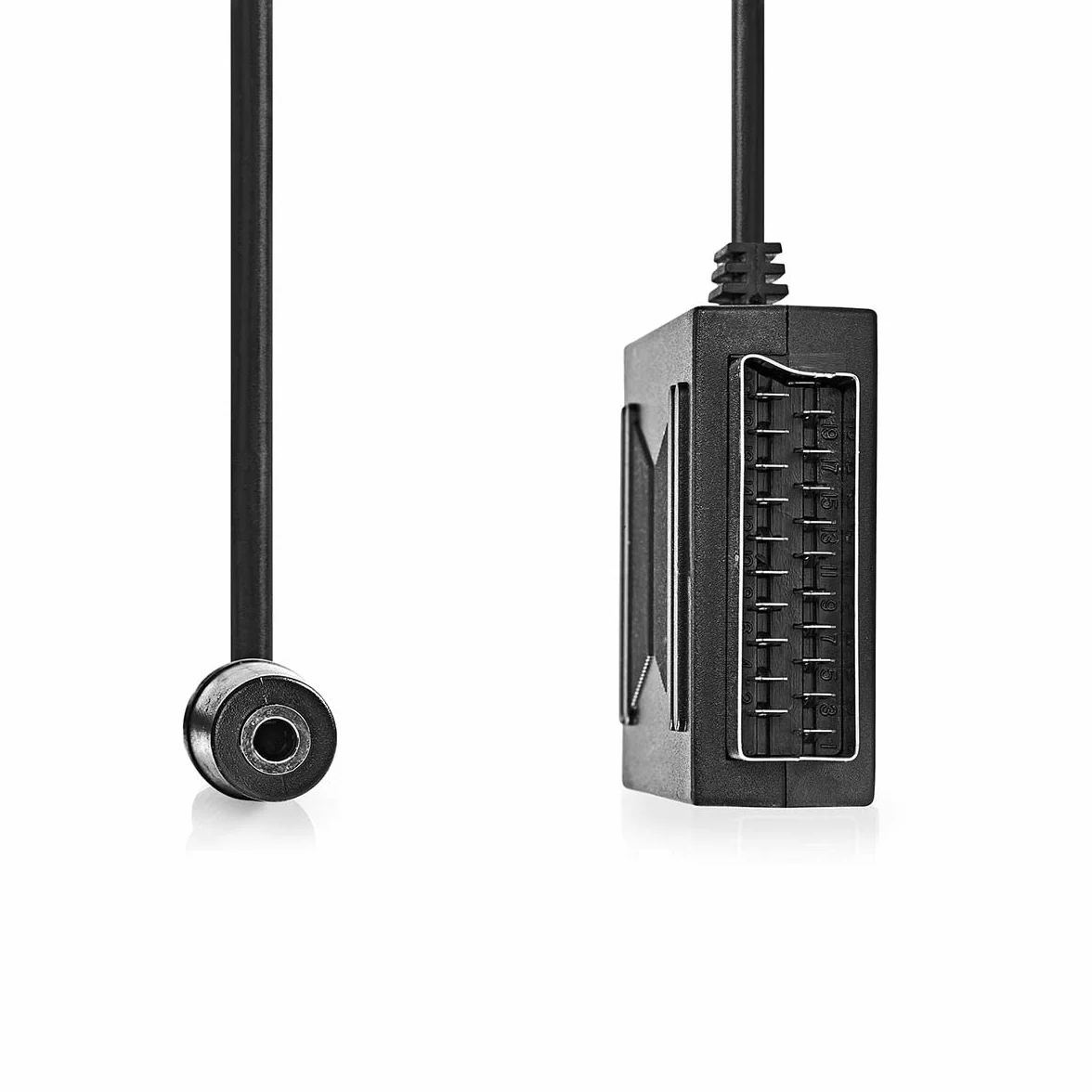Nedis Adaptateur péritel mâle – péritel Femelle + 3,5 mm