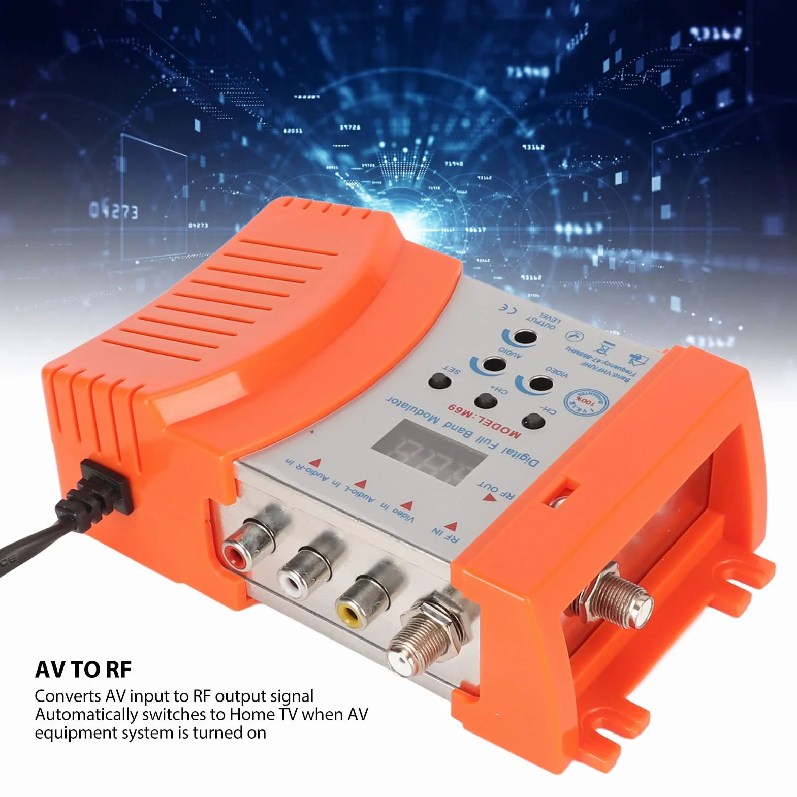 Modulateur RF Numérique M69CP Convertisseur HDMI AV vers RF PAL NTSC VHF UHF