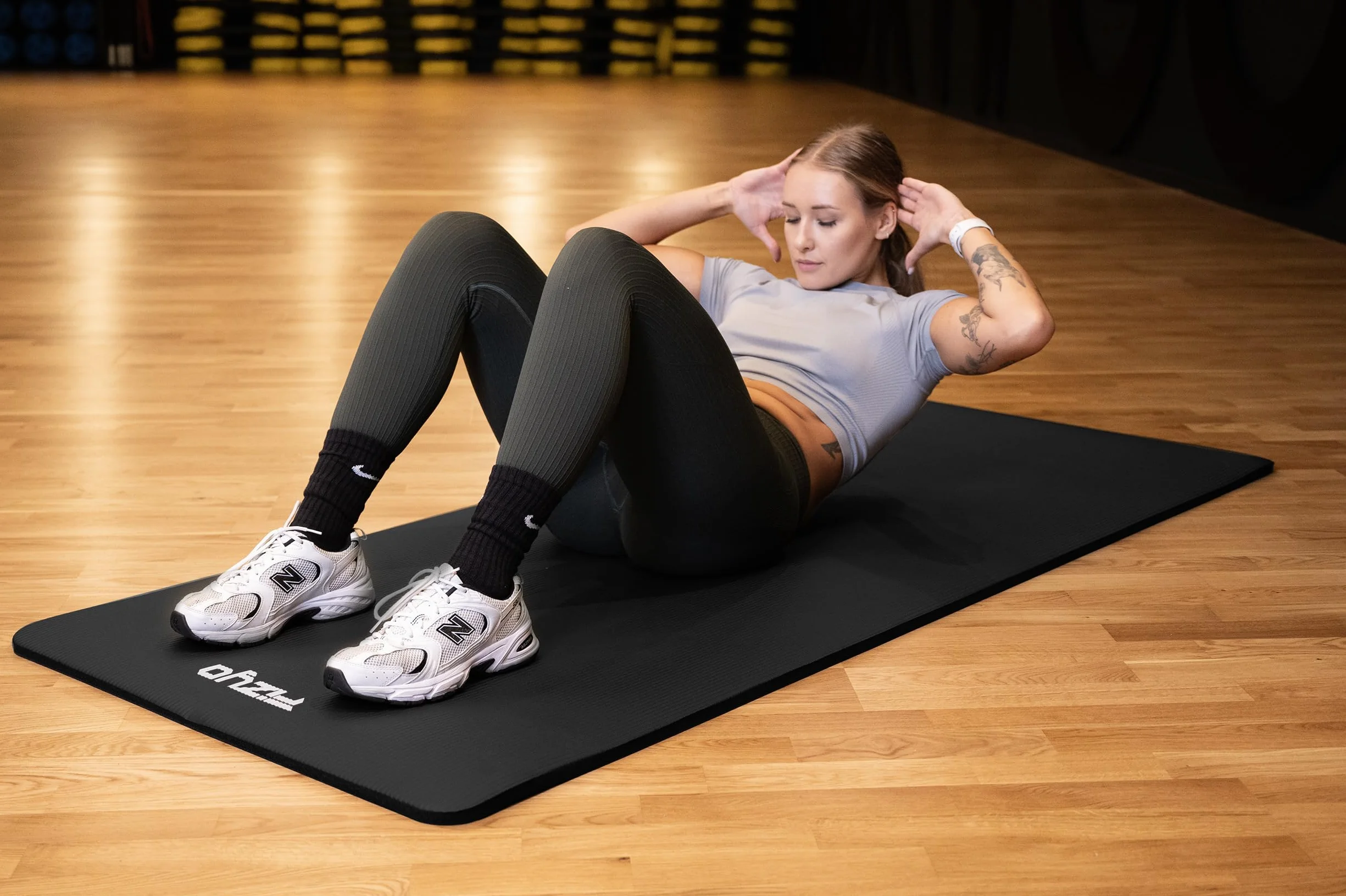 Tapis de yoga Fizyo Mousse NBR antidérapante Caoutchouc Synthétique