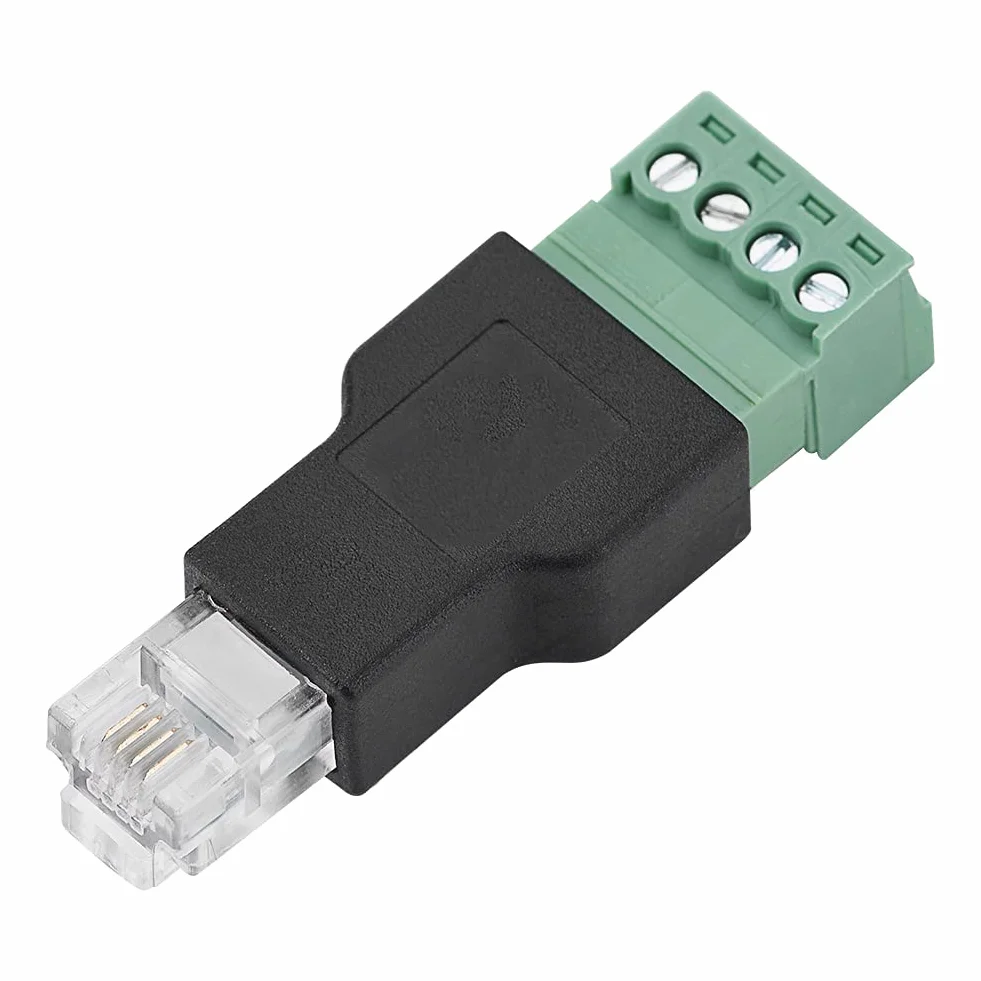 Répartiteur RJ11 6P4C vers 4 broches - Transmission stable du signal pour les connexions téléphoniques