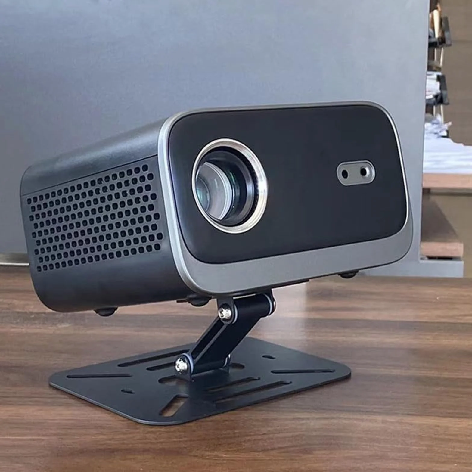 Support de projecteur réglable rotatif 360° universel home cinéma noir