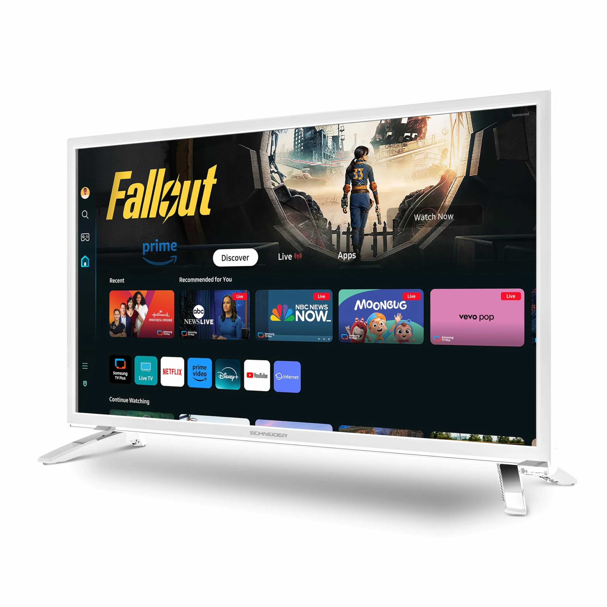 Schneider TV HD 24" (60cm) Smart Tizen 1366x768 Dolby Audio