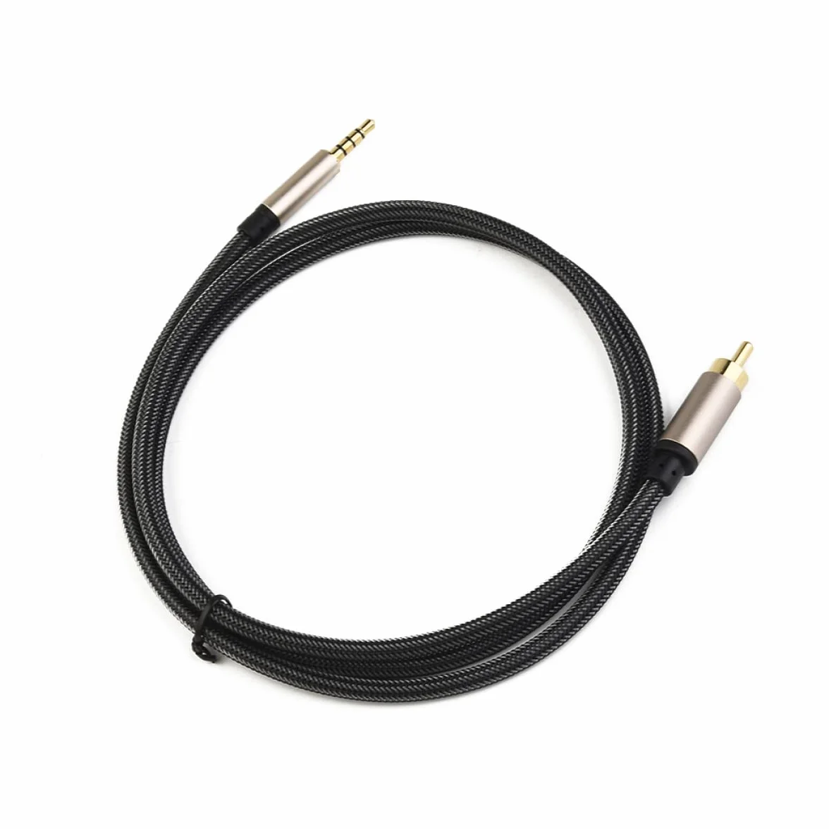 Câble Audio-vidéo Coaxial numérique stéréo SPDIF pour RCA vers 3.5mm mâle pour HDTV 1m/2m, 2 pièces
